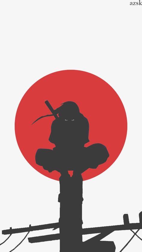 Itachi telephone pole wallpaper