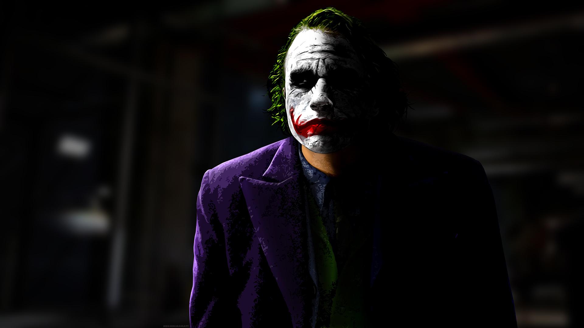 The Joker Dark Knight wallpaper