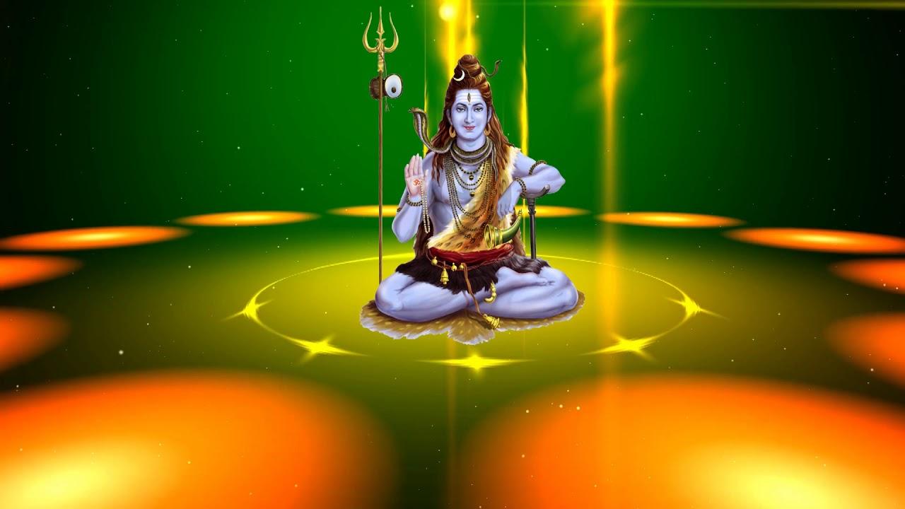Lord Shiva. God 3D and 4K Free HD Animated Video background. DMX