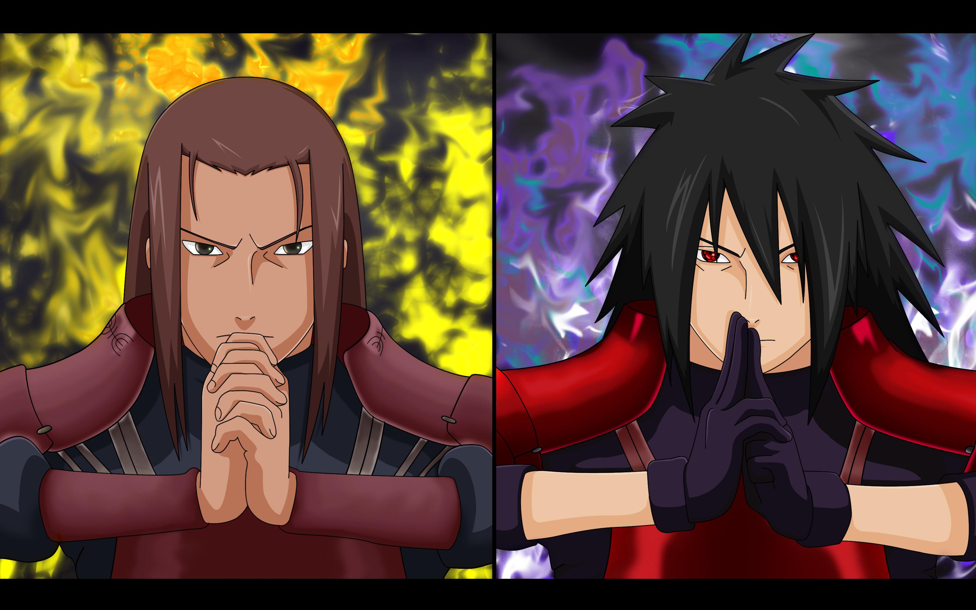 Naruto Shippuuden, Uchiha Madara, Hashirama Senju Wallpaper