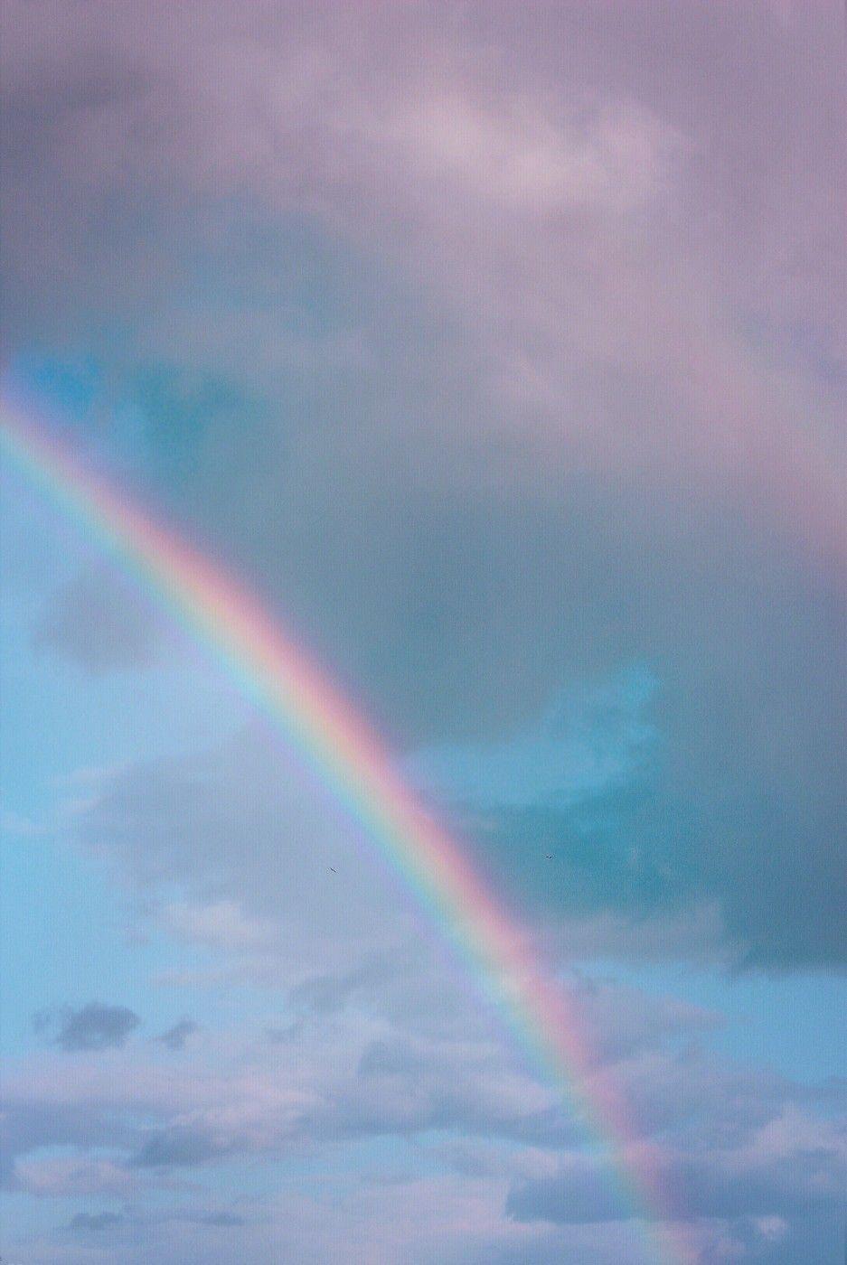 Aesthetic Rainbow Sky Wallpaperwalpaperlist.com