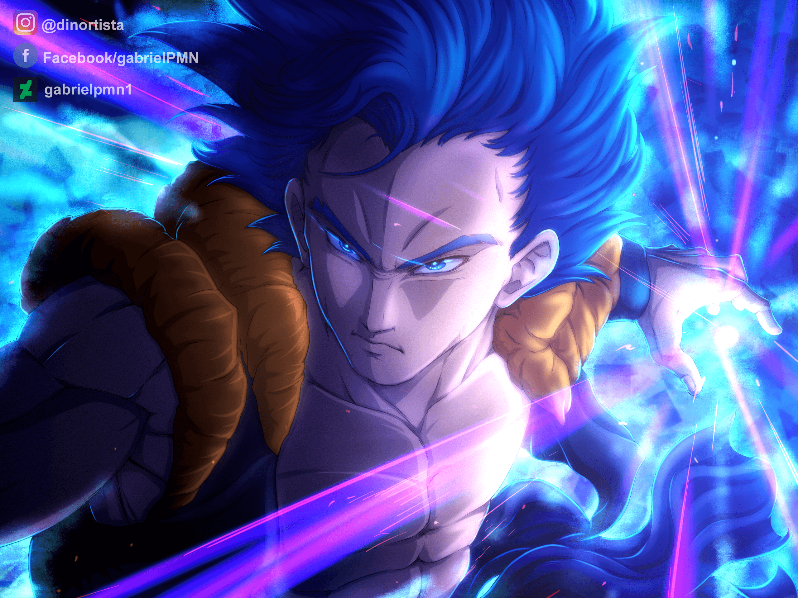 Super Saiyan Blue, Gogeta (Dragon Ball) wallpaper