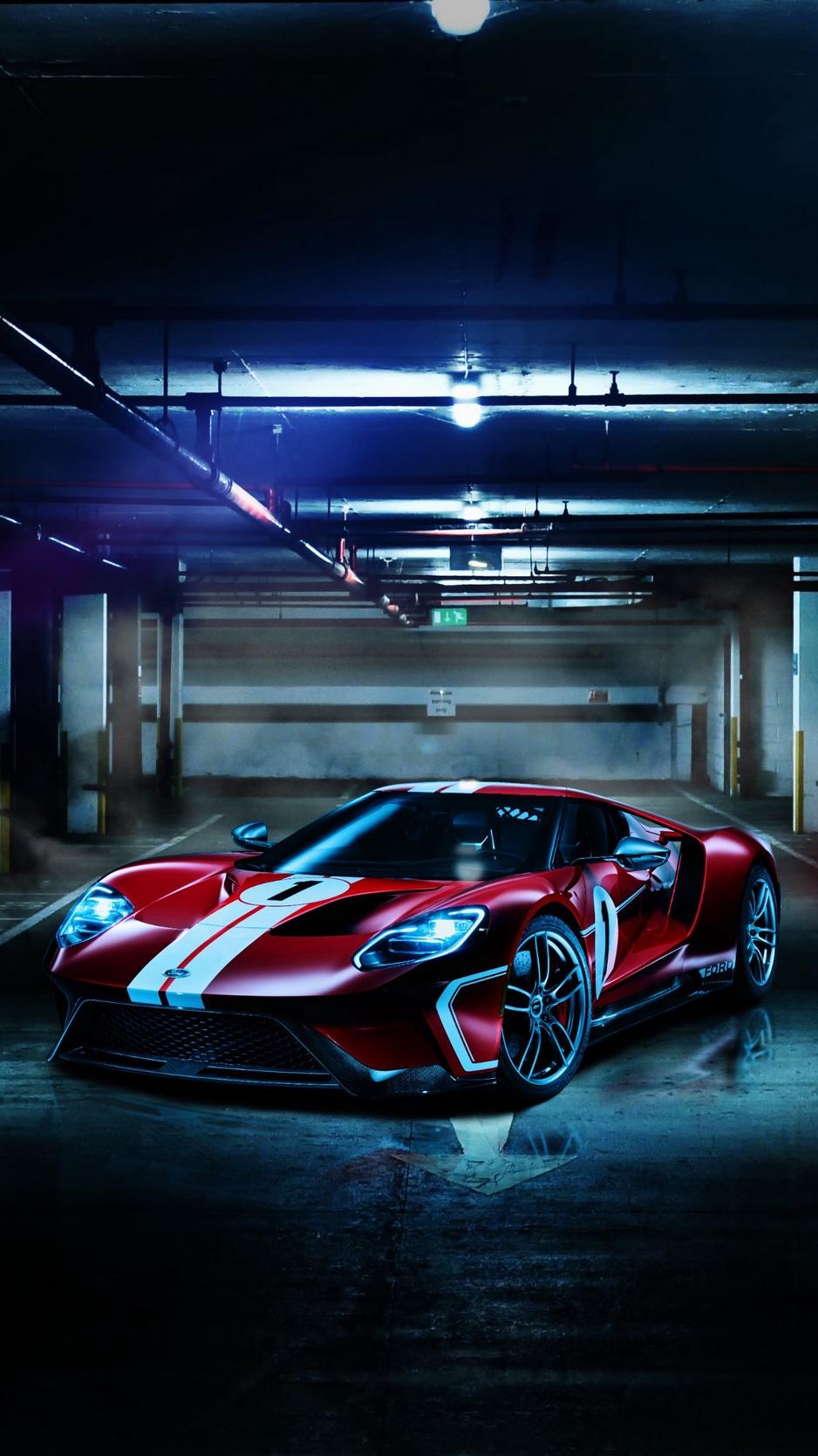 Download wallpaper 938x1668 ford gt, ford, sports car