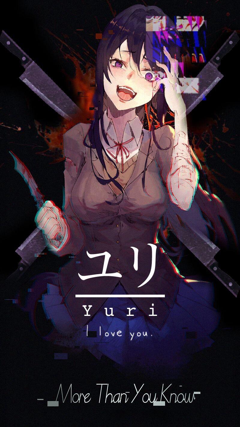 Yuri DDLC Phone Wallpapers - Wallpaper Cave