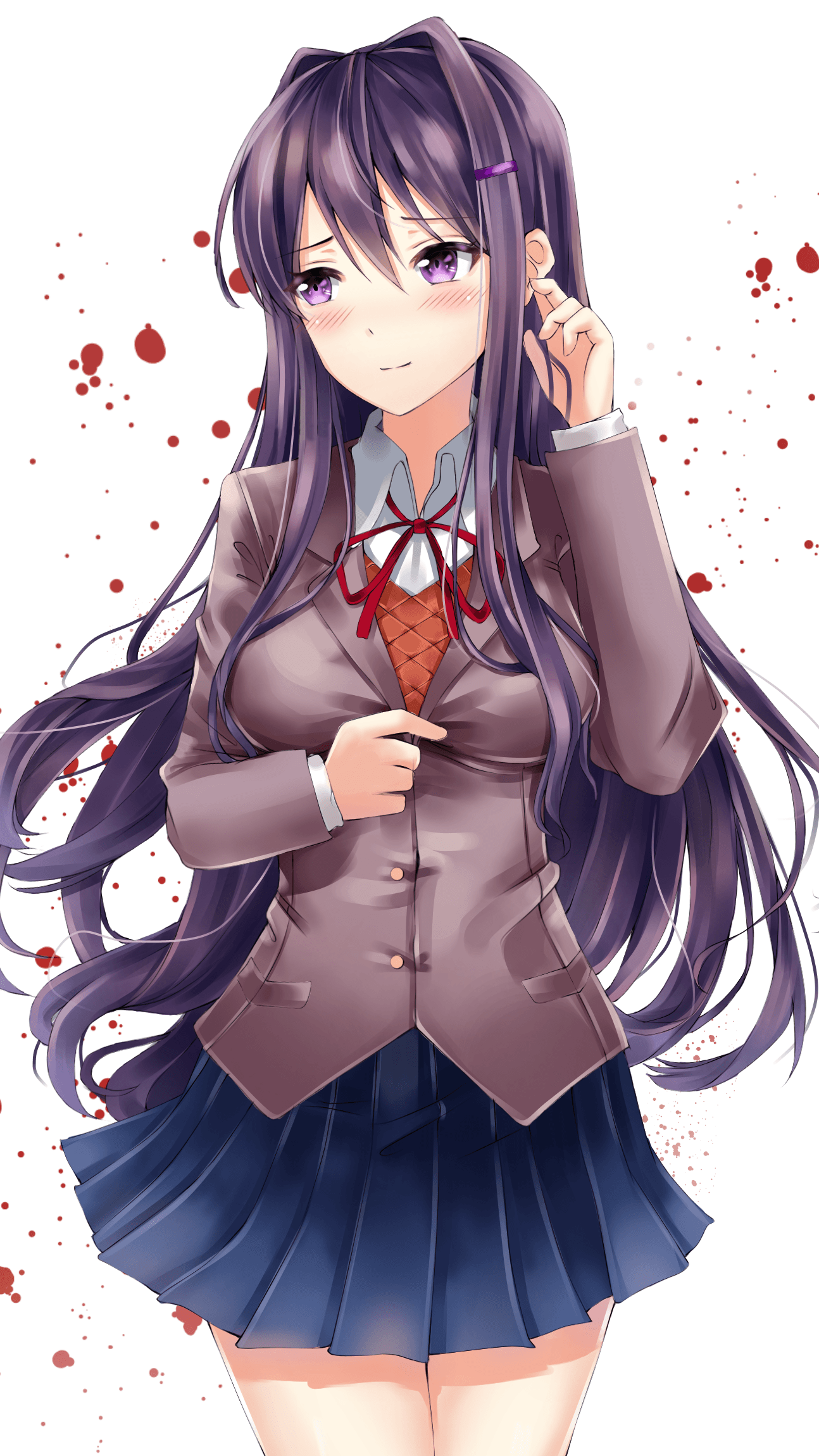 Yuri DDLC Phone Wallpapers - Wallpaper Cave