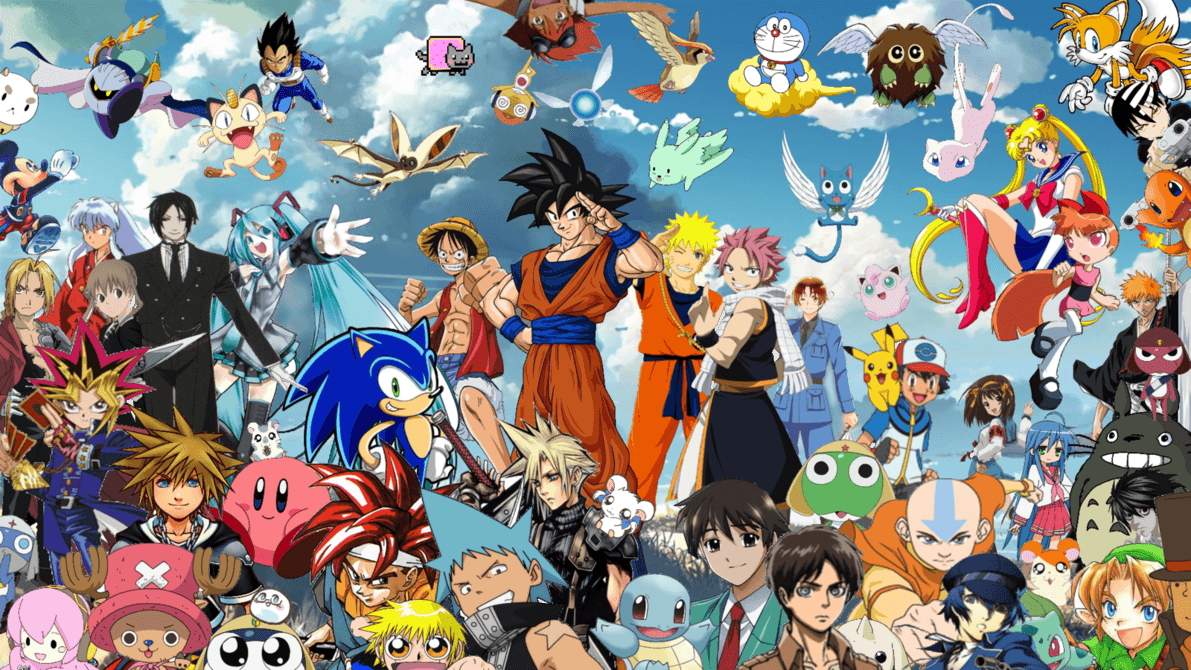 All Anime Crossover Wallpaper Free All Anime Crossover