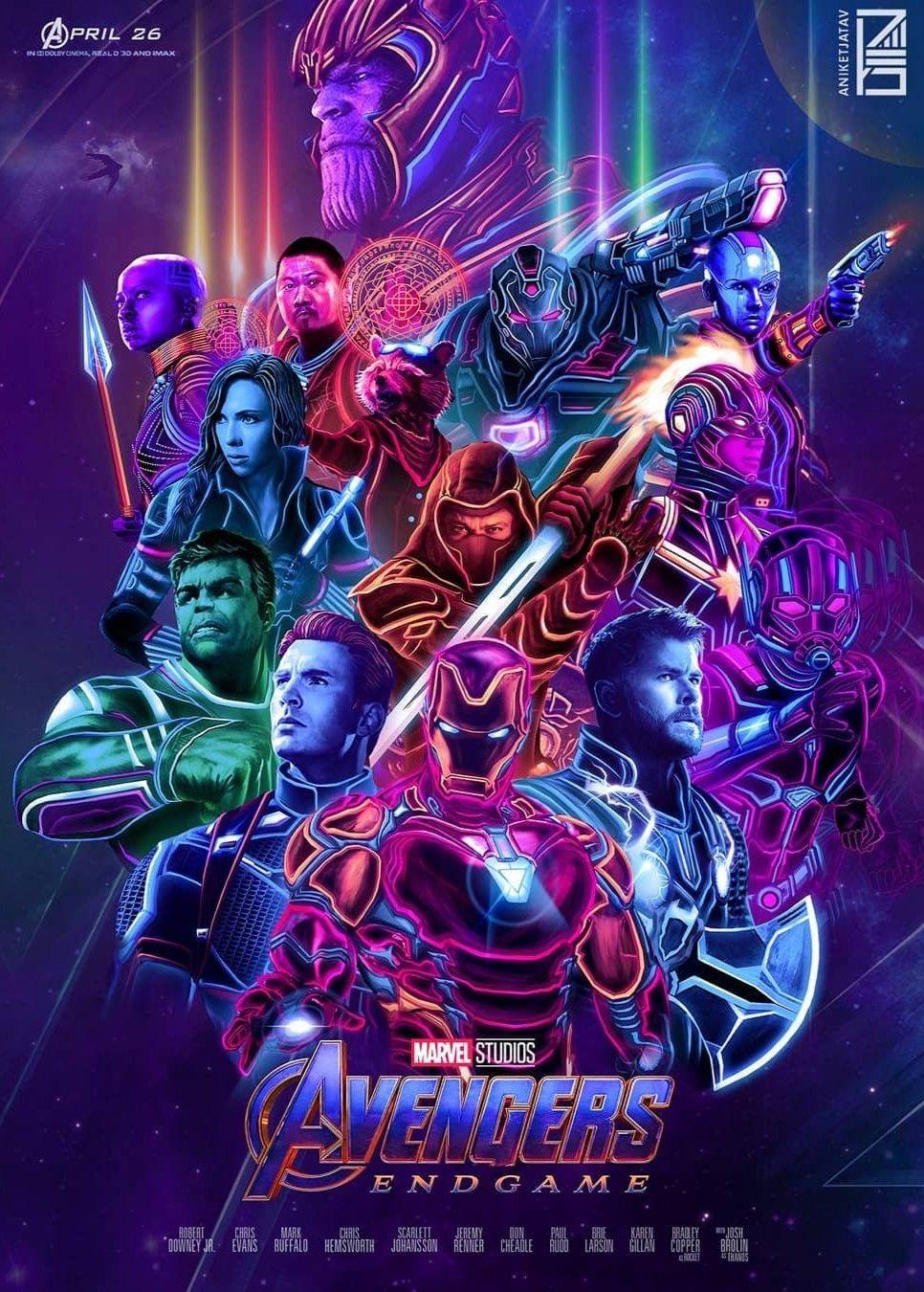 Avengers: Endgame art wallpaper. Marvel superheroes