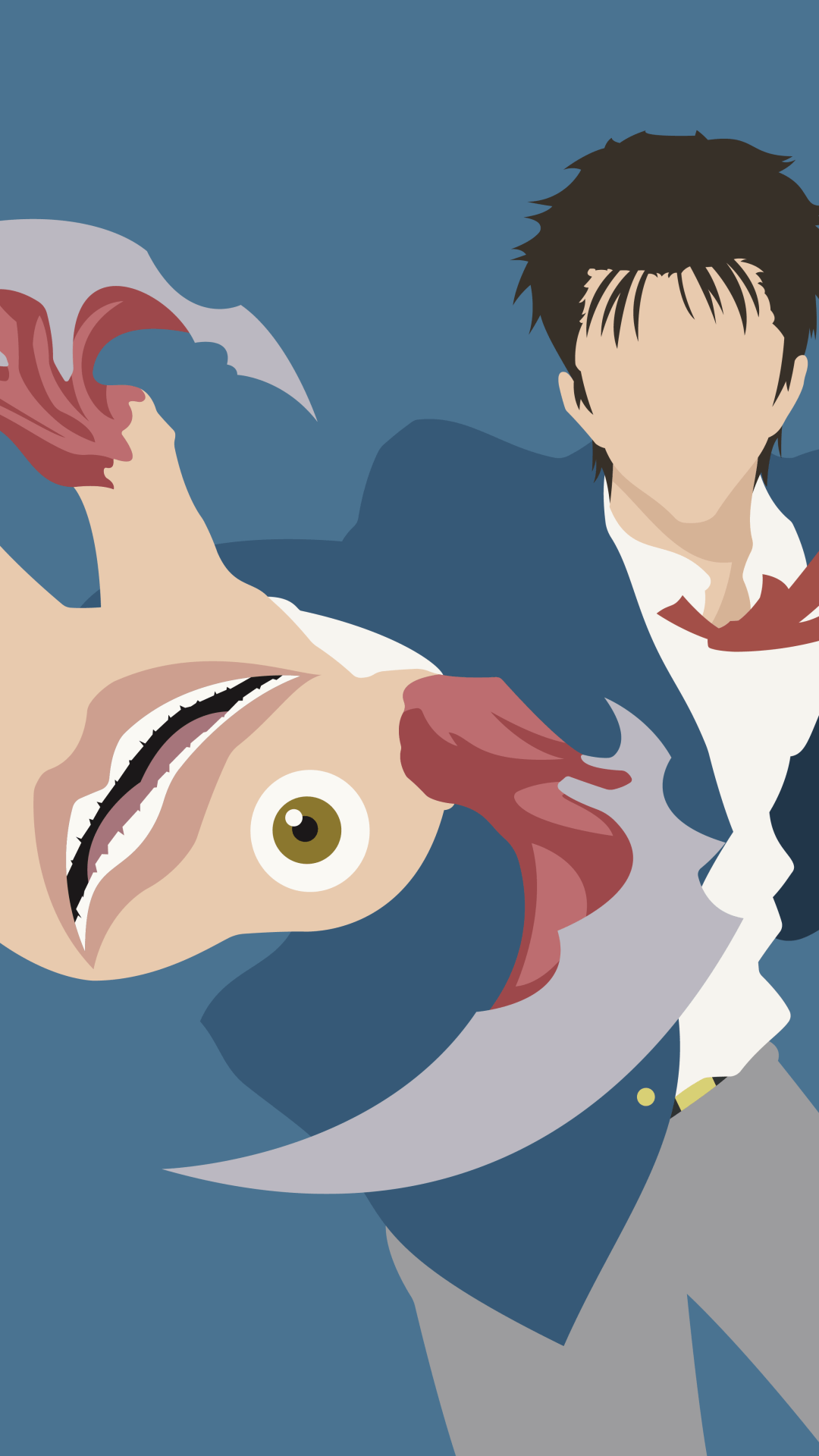 Anime Parasyte -the Maxim- (1080x1920) Wallpaper