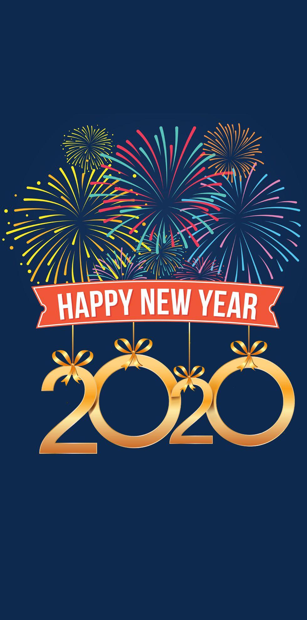 Free download Download 2020 happy new year mobile wallpaper