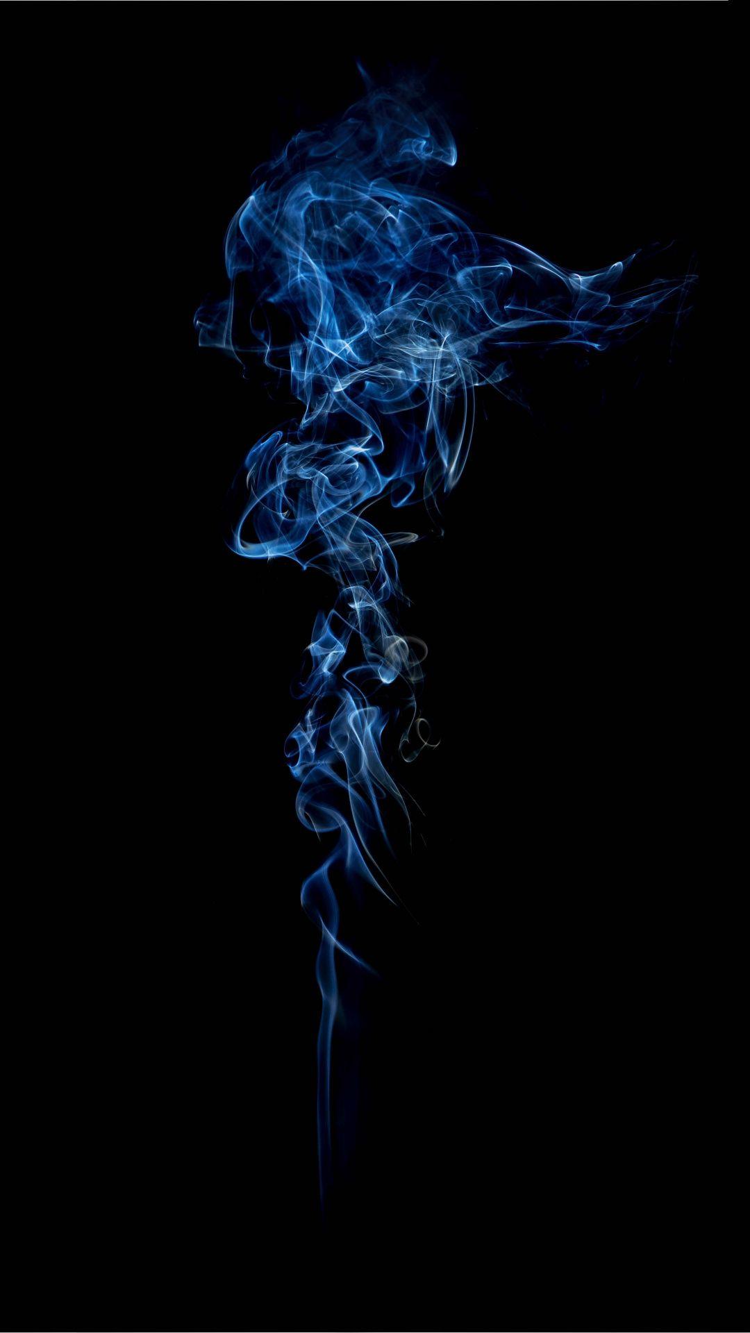 Minimal, blue, smoke Wallpaper. Smoke wallpaper