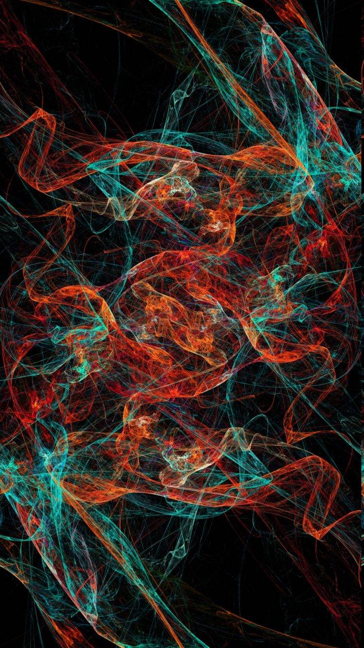 portrait Display, Digital Art, Abstract, CGI, Smoke, Simple