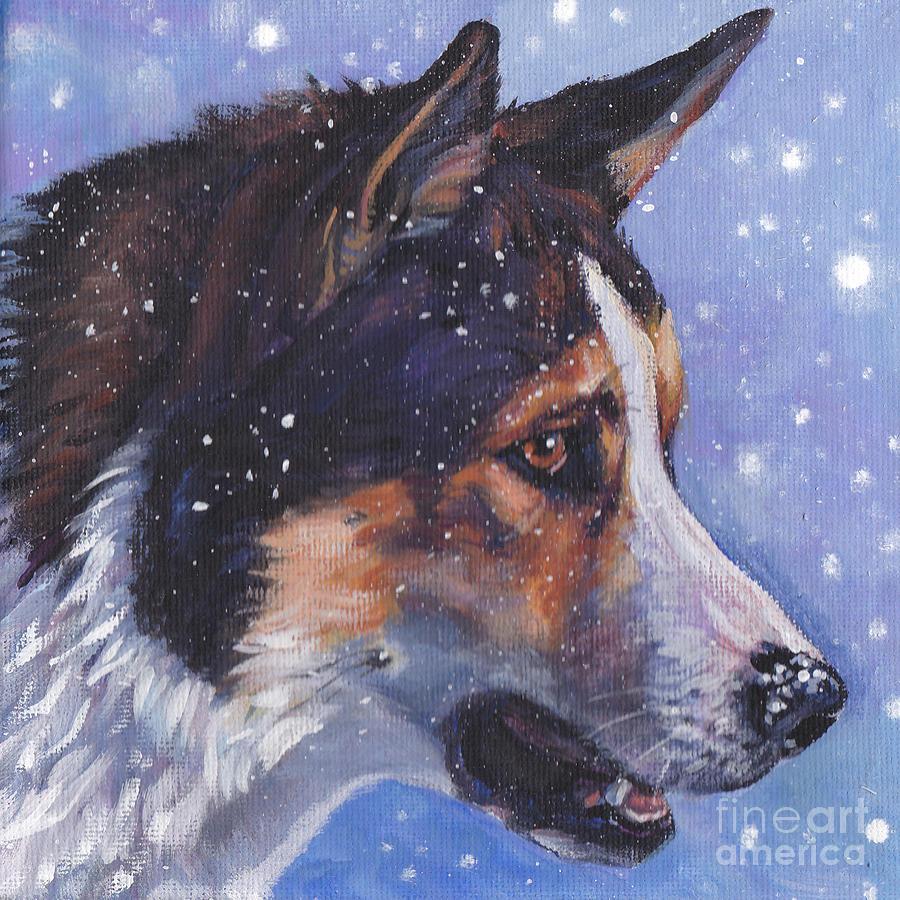 East Siberian Laika dog drawing photo and wallpaper. Beautiful East Siberian Laika dog drawing picture