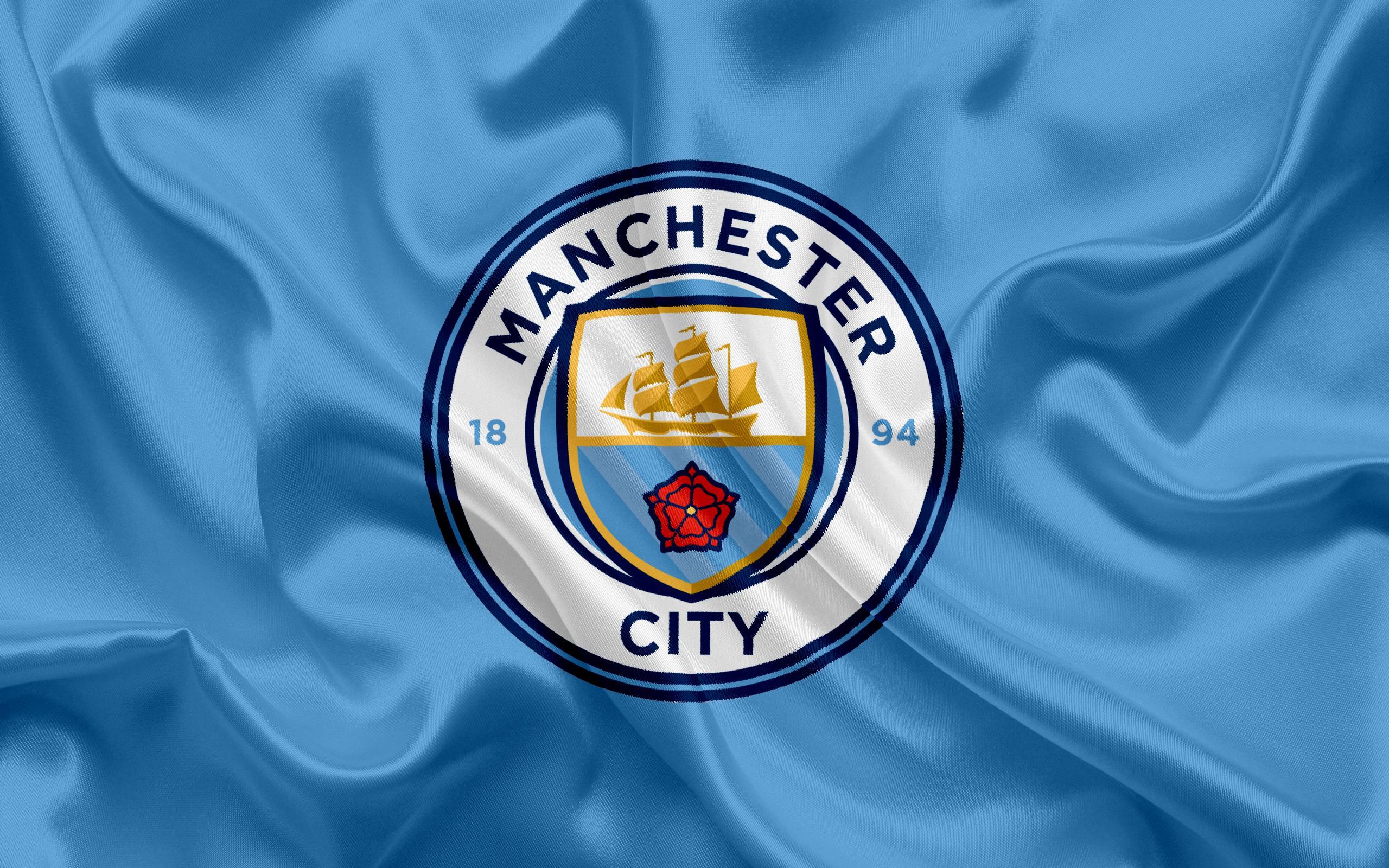 Manchester City Logo City Logo Blue Background