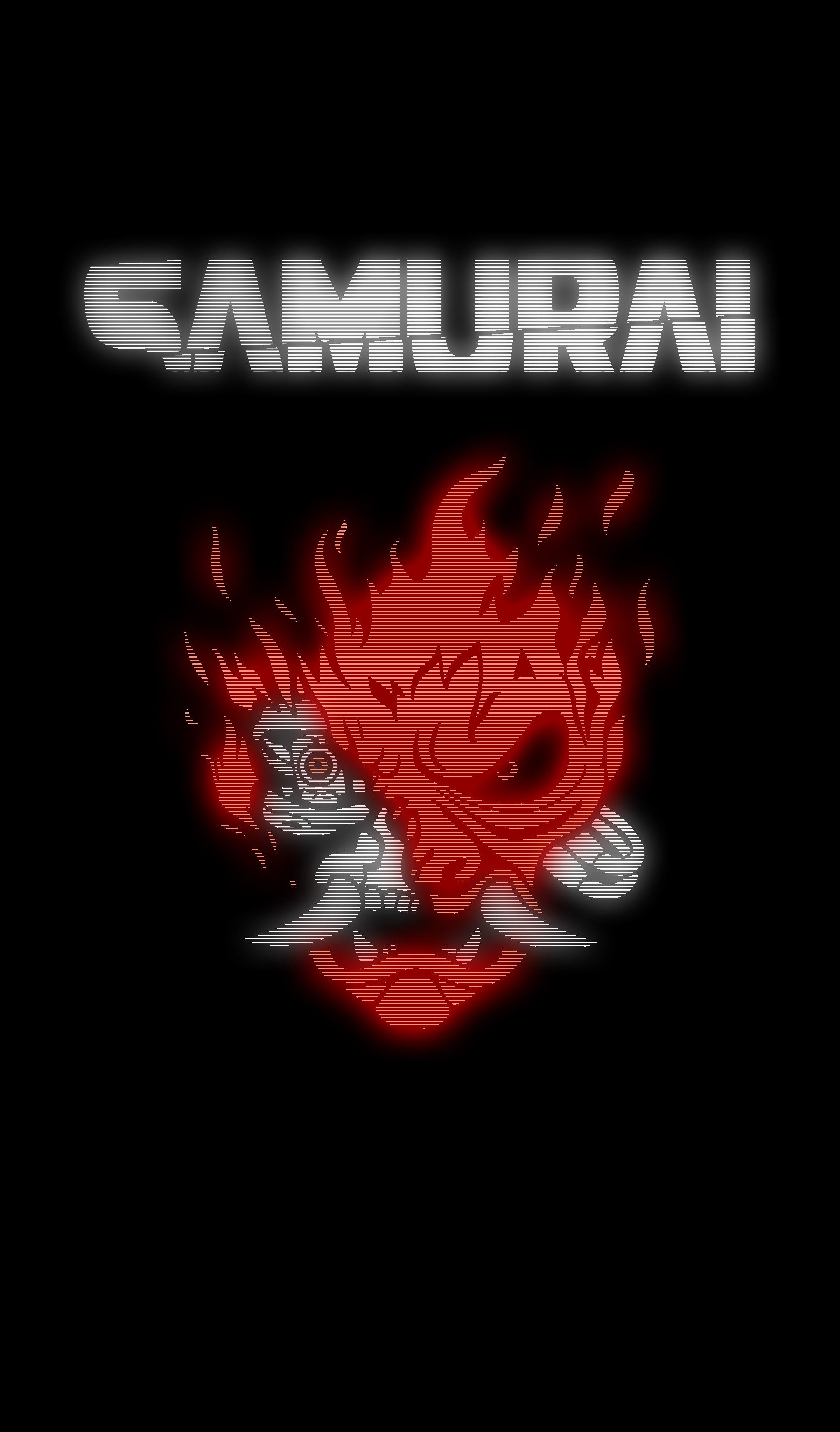 Cyberpunk 2077 Car Samurai Logo Katana 4K Wallpaper #3.2229