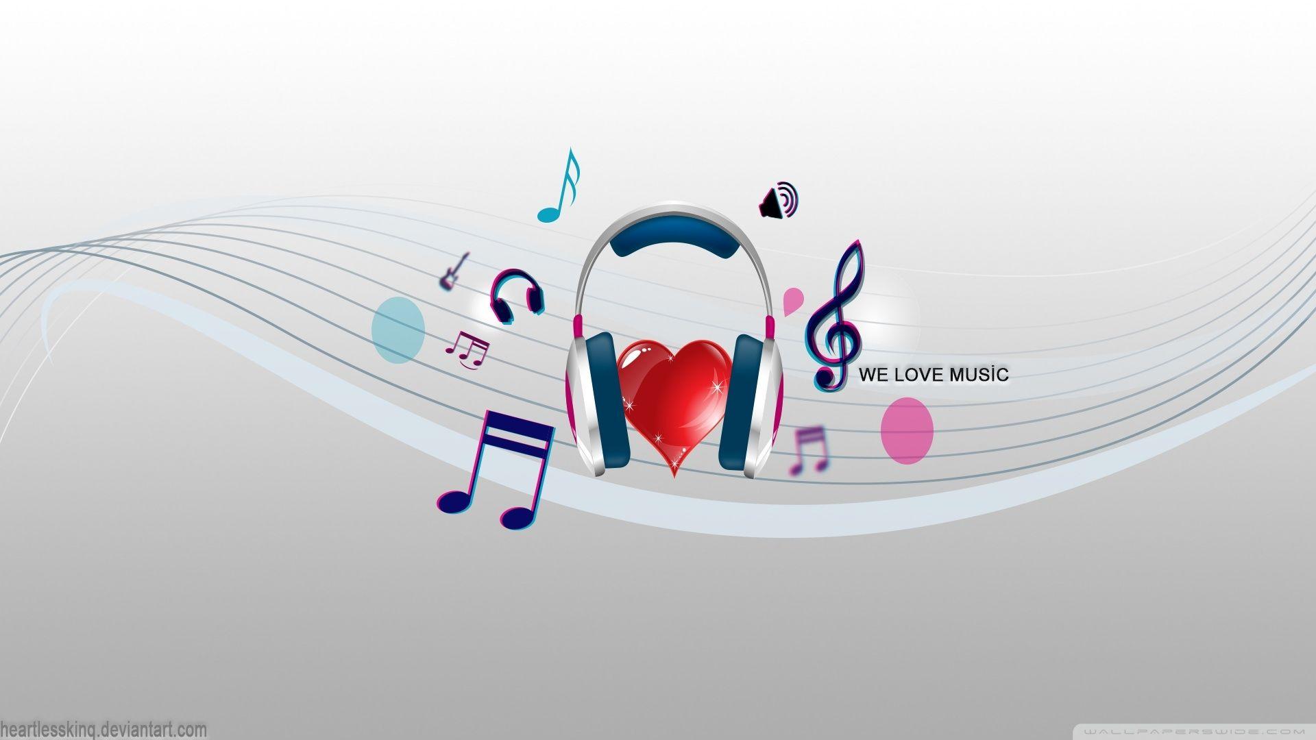 Download HD image of i love music Love Music HD Desktop