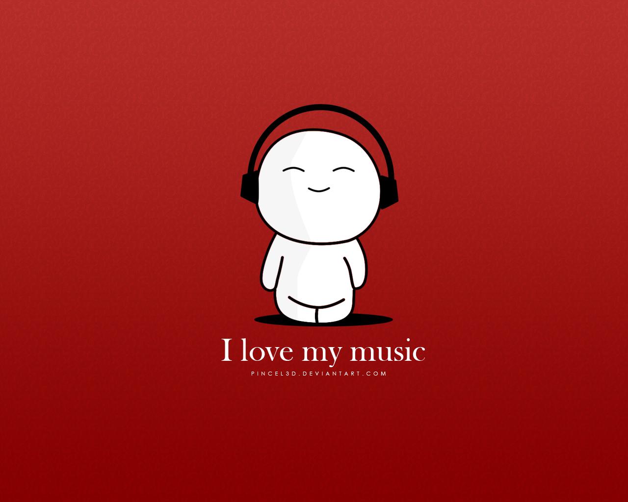 Free download Music Wallpaper I Love Music Wallpaper