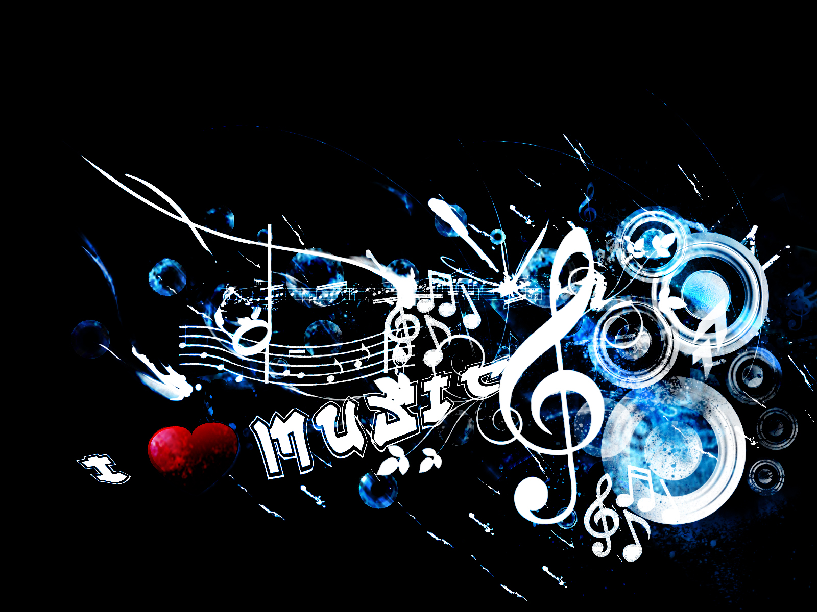 I Love Music Wallpaper