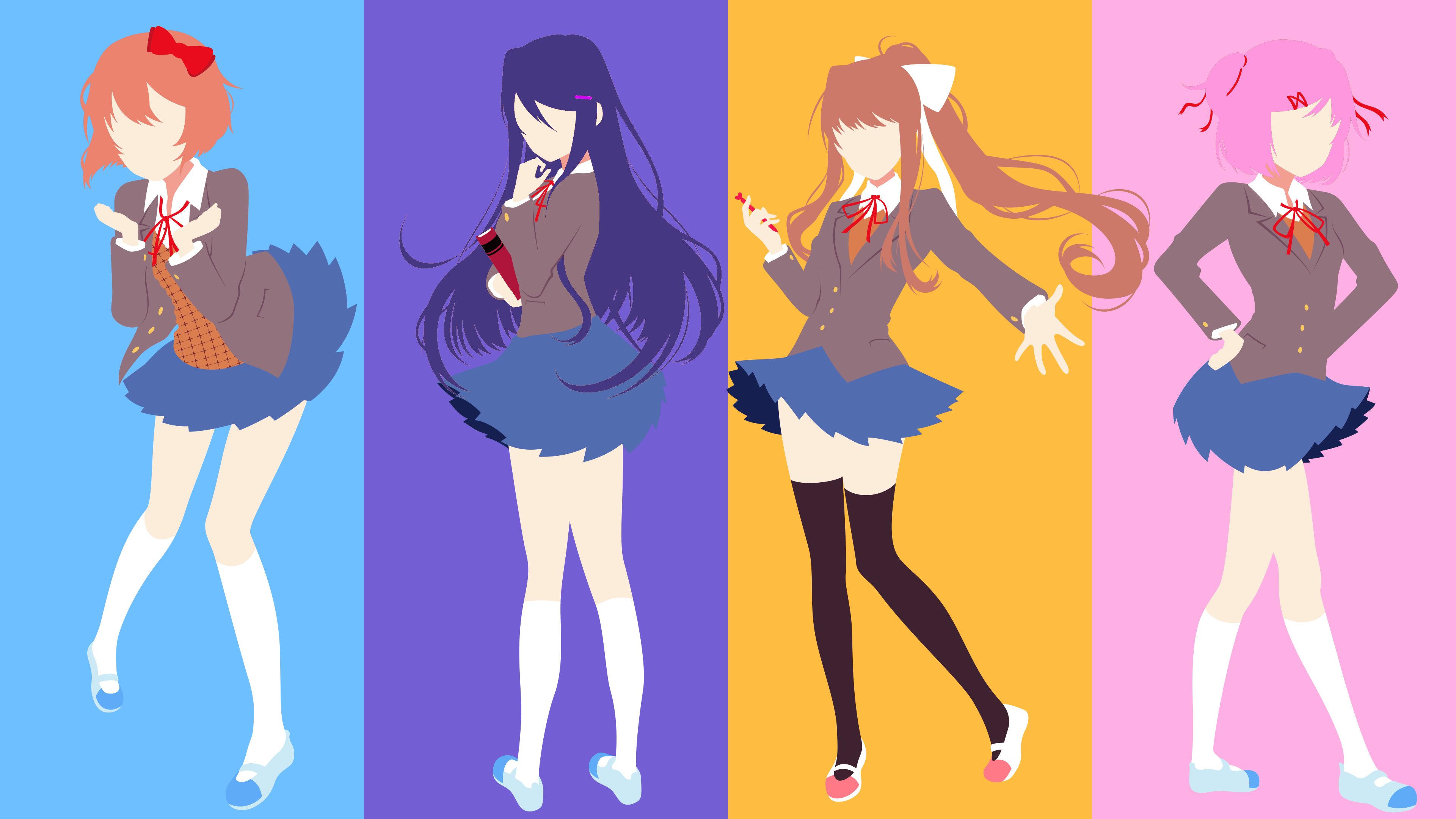 Edited Mediadoki Doki Pc Wallpaper Doki Literature