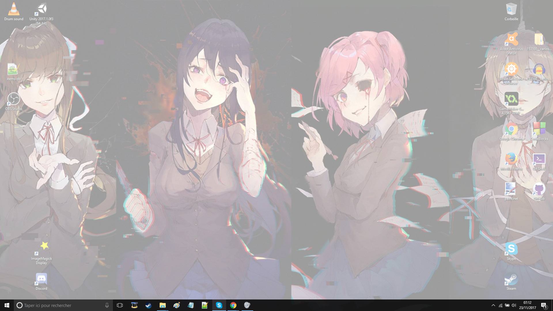 My desktop crashed right after I changed my wallpaper. I didn't