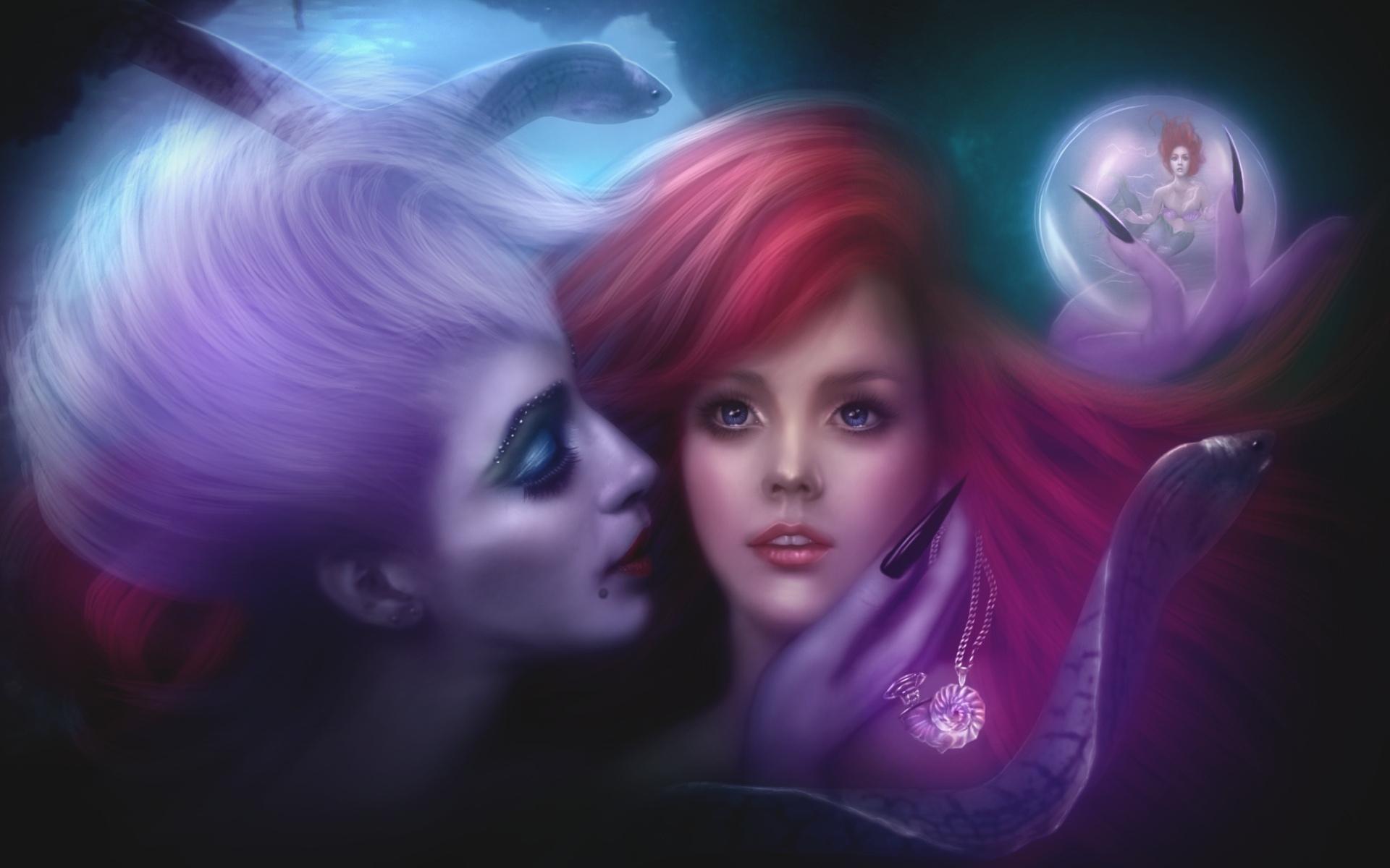 HD Princess Ariel Movie Little Mermaid Animated Film Fanart