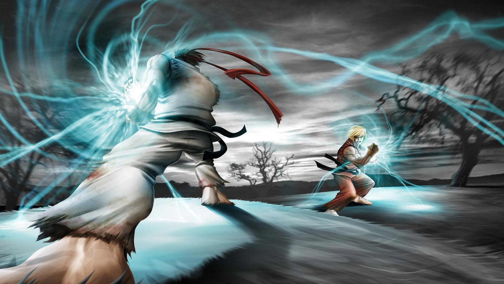 Download desktop wallpaper Ryu Vs Ken Masters Street Fighter