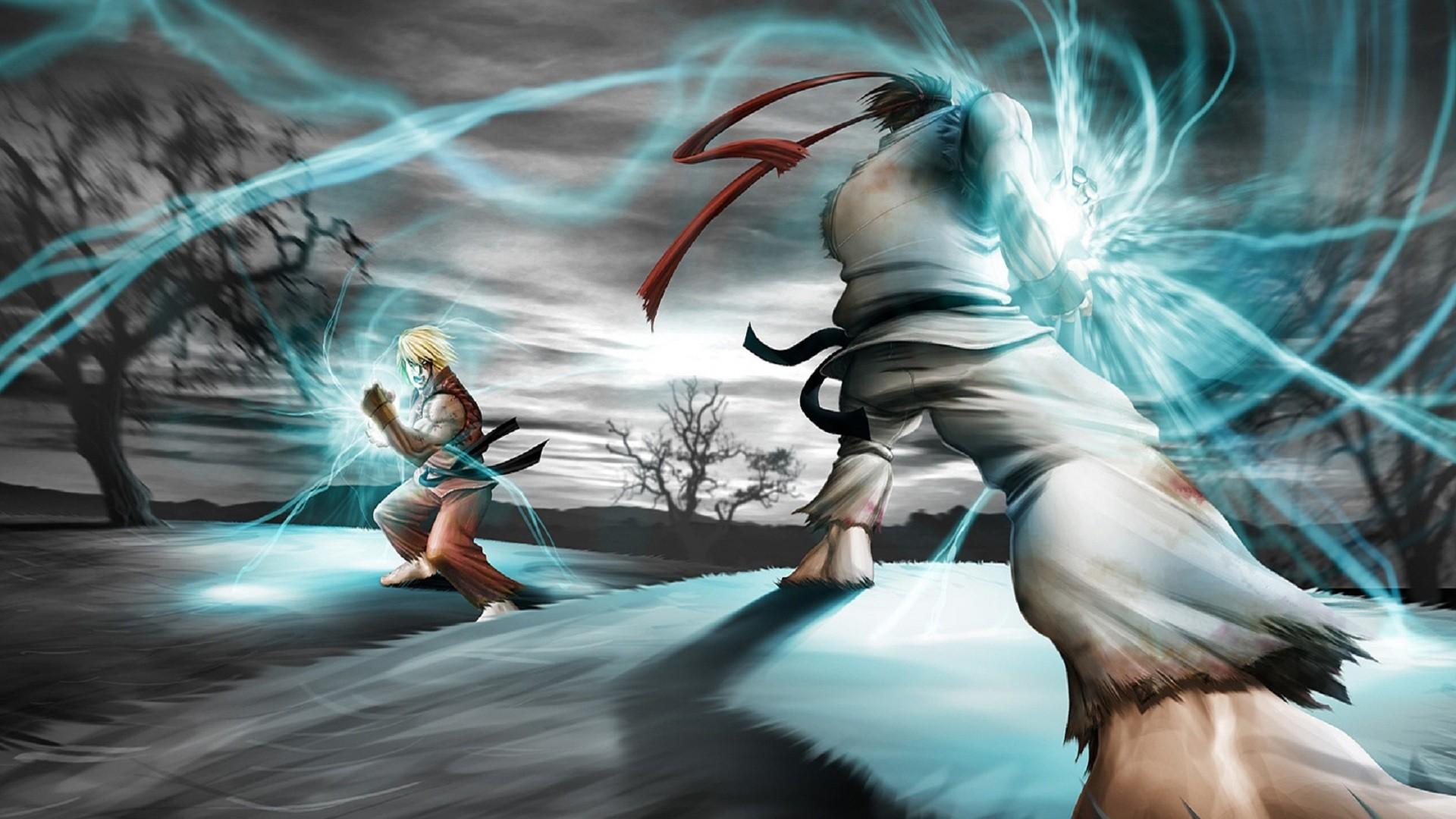 Akuma vs Ryu Wallpaper
