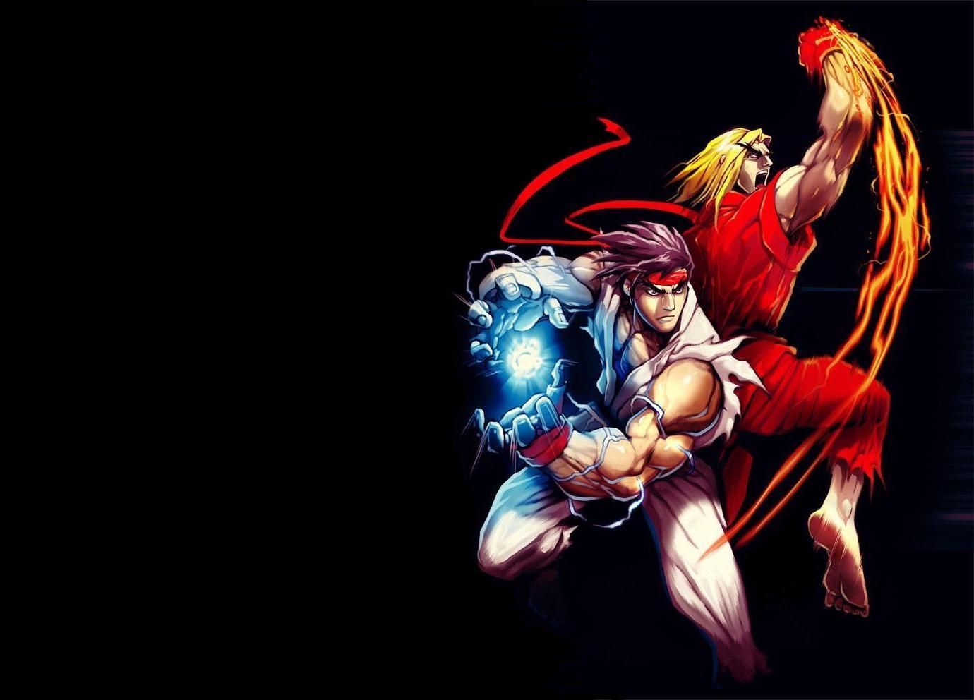 Ryu and Ken Wallpaper