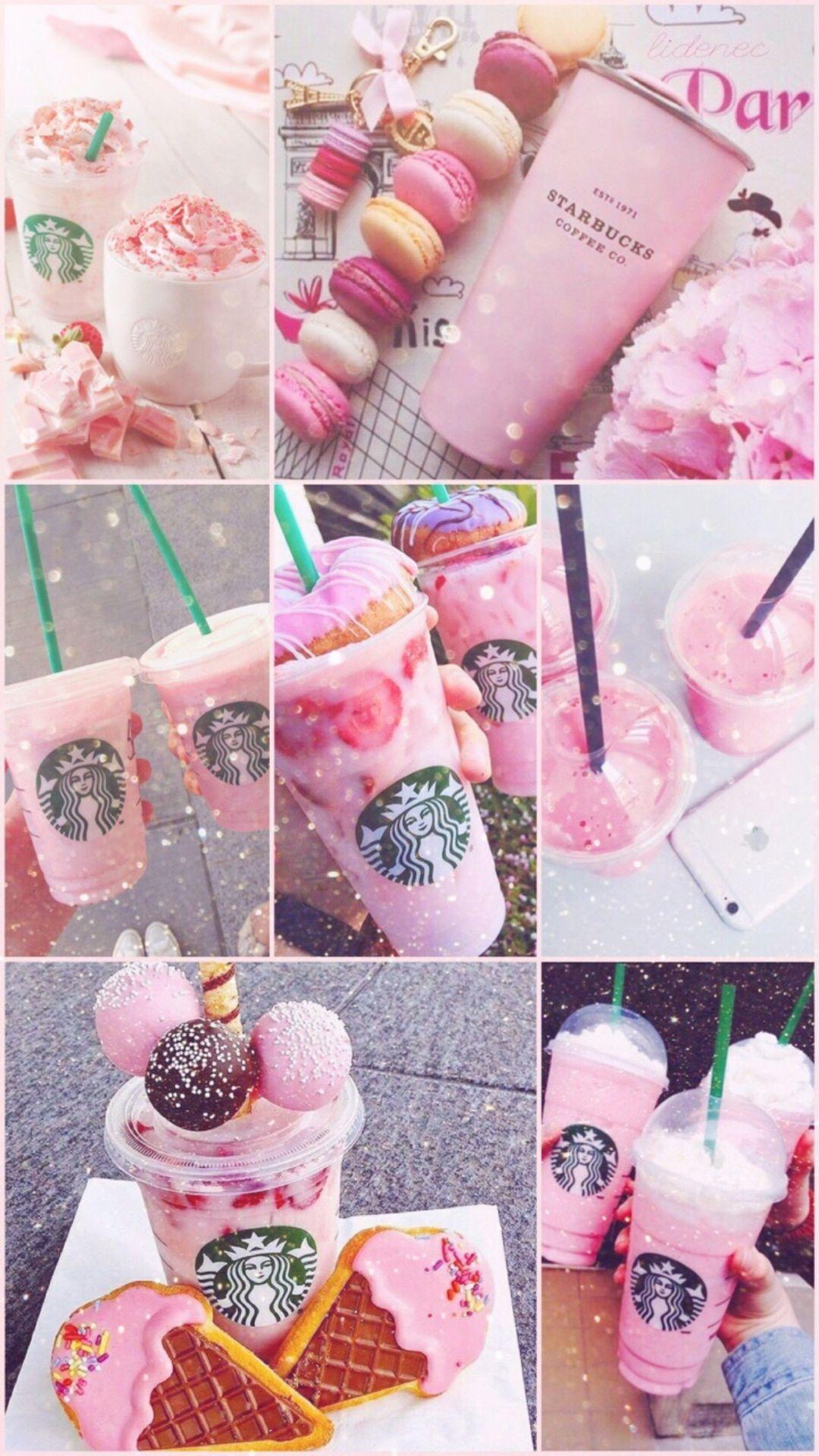 A Picture From Kefir W 2366140. Starbucks Wallpaper, Pink Drinks, Unicorn Desserts
