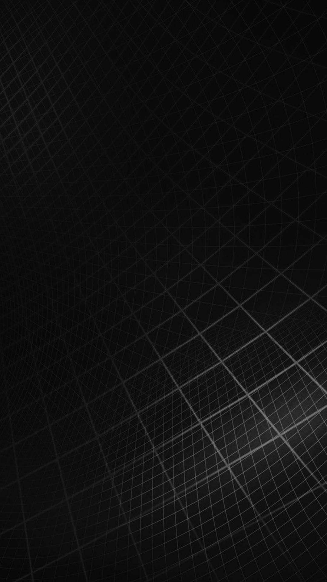 Abstract Line Digital Dark Bw Pattern iPhone 8 Wallpaper