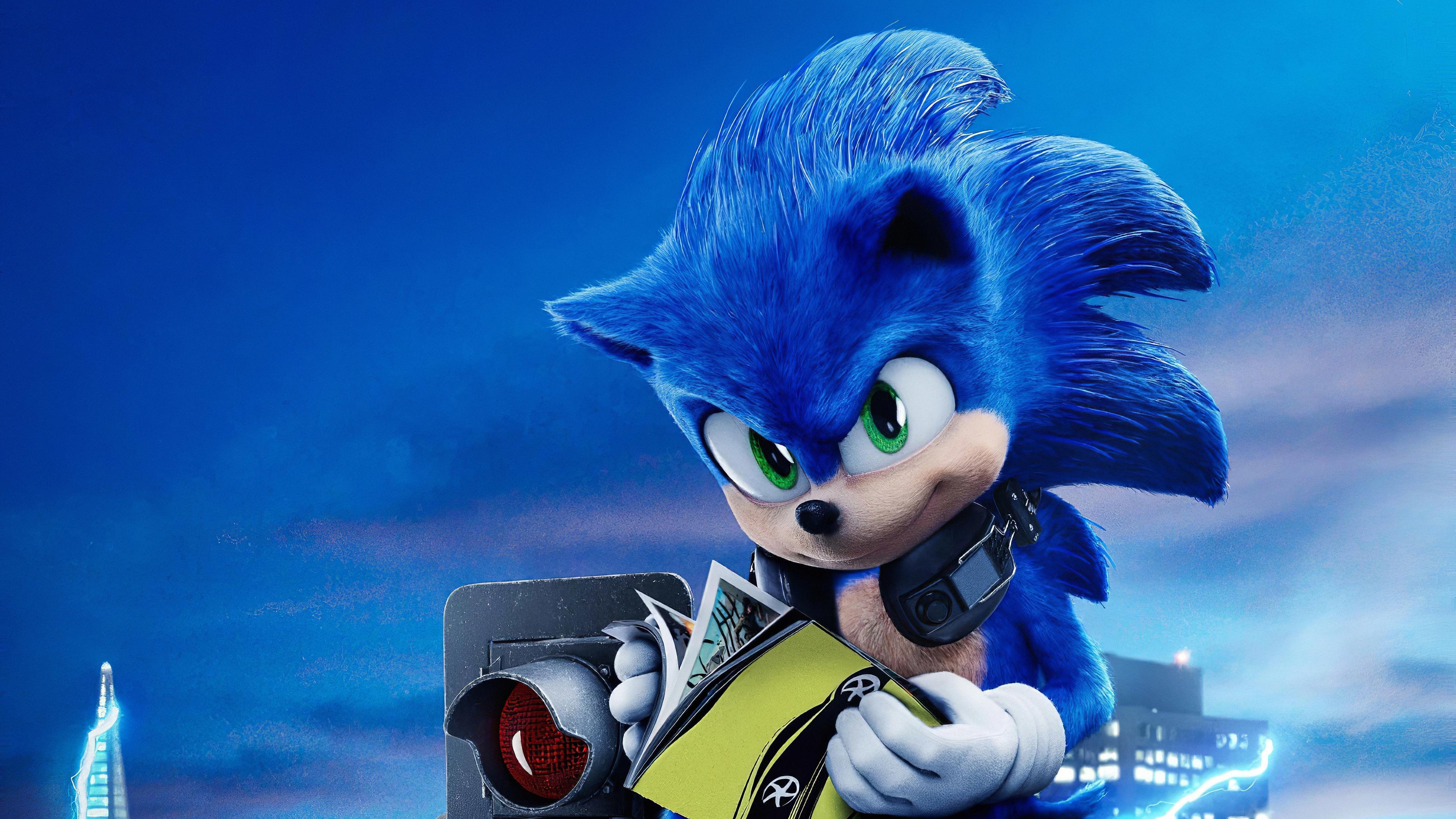 Sonic the Hedgehog (2020) 4k Ultra HD Wallpaper. Background
