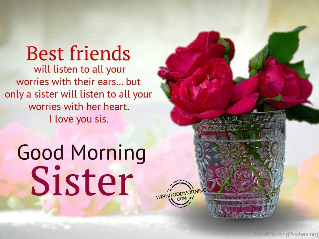 sister good morning image, sister good morning picture