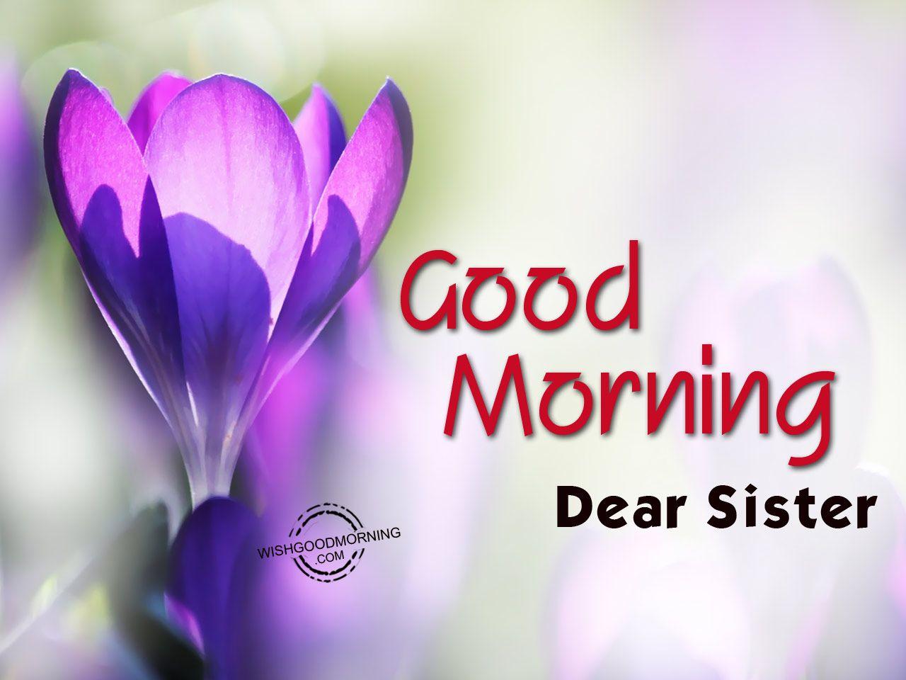 good morning image for sister photo picture wallpaper