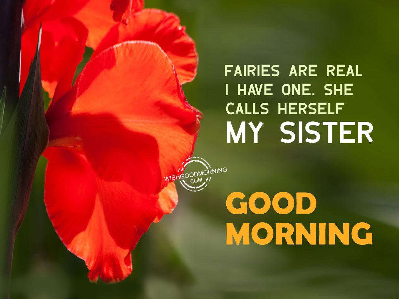 Good Morning Wishes For Sister Morning Picture