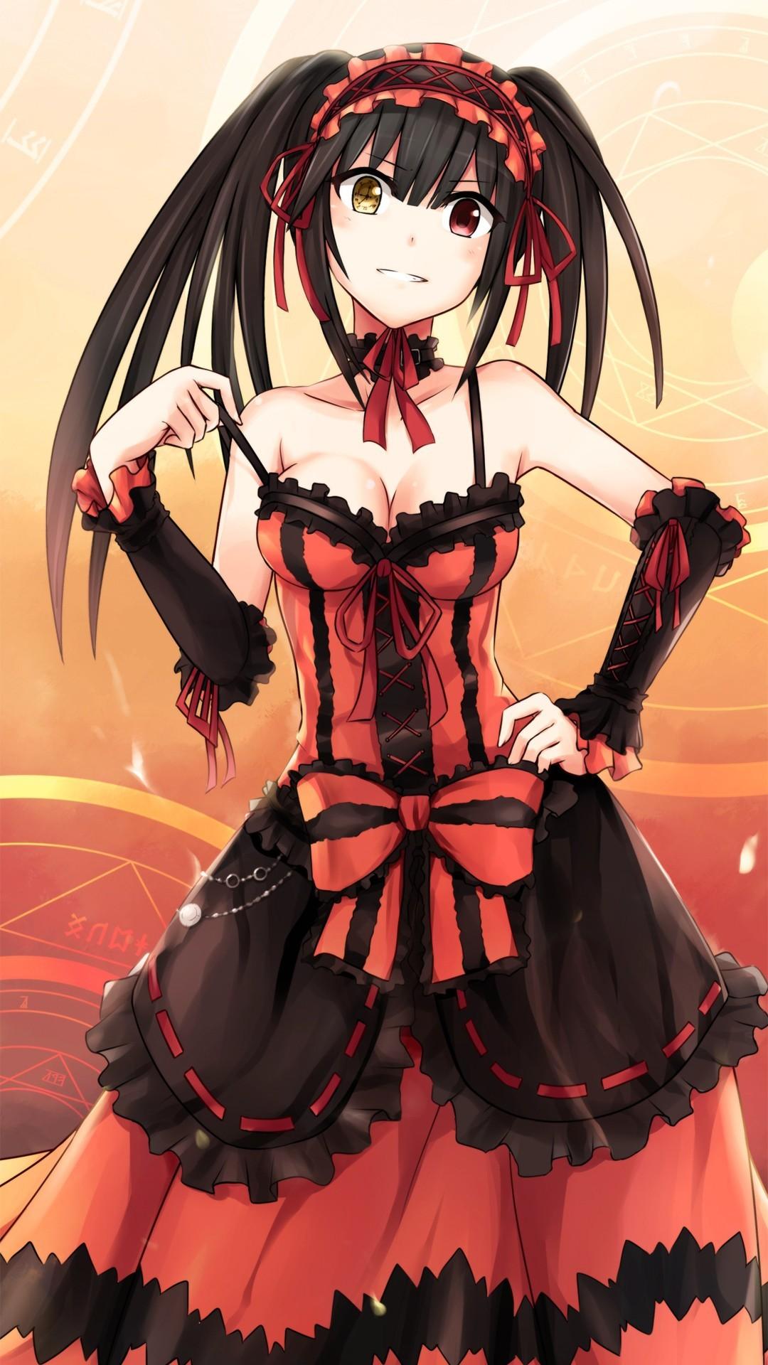 Kurumi tokisaki, date a live, anime, HD phone wallpaper