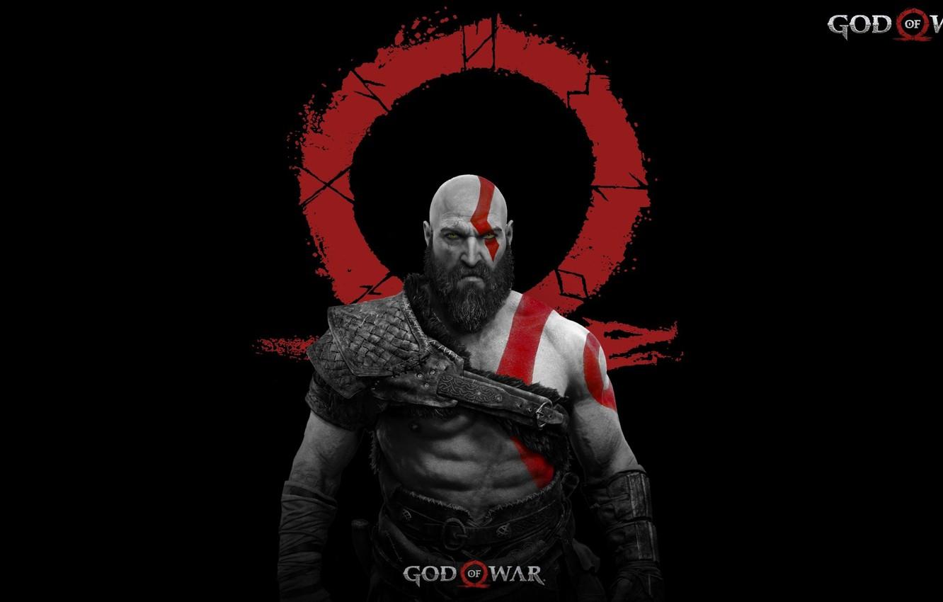 Wallpaper logo, demigod, armor, Kratos, God of War, general