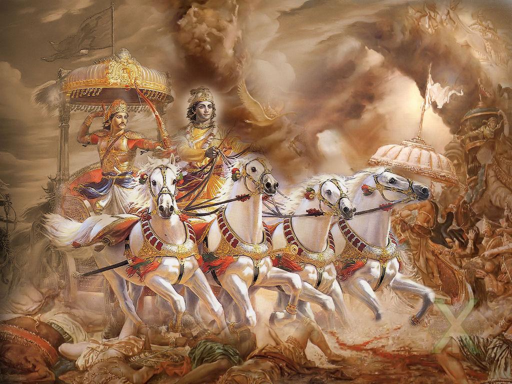 Mahabharat Wallpaper Gita, HD Wallpaper