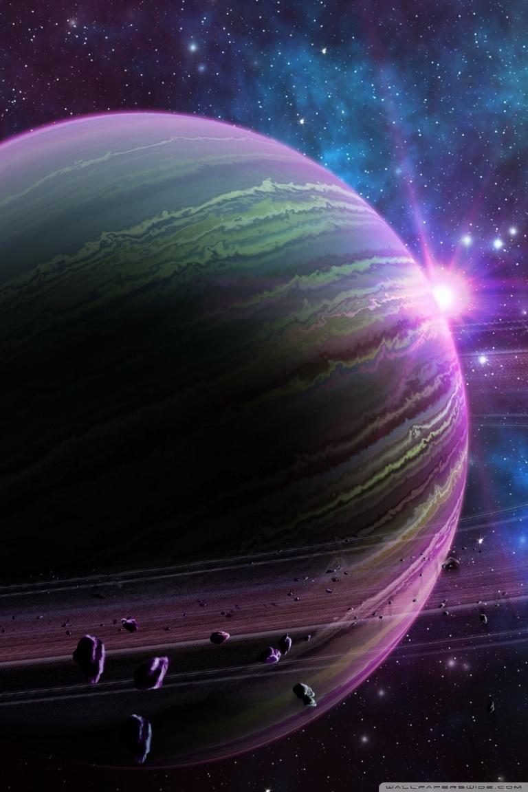 Purple Planet Ultra HD Desktop Background Wallpaper for 4K
