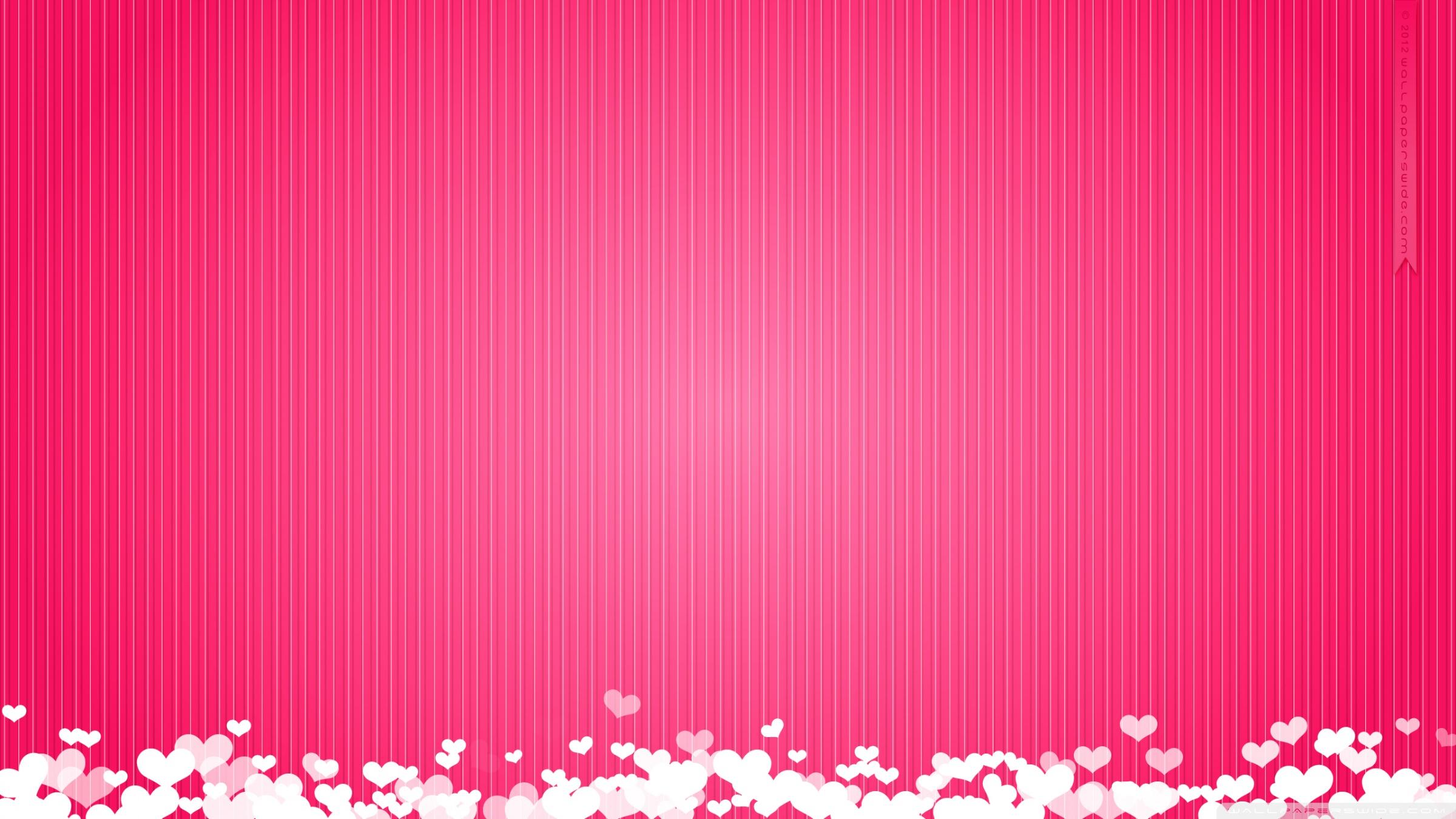 Valentine's Day 2012 (Pink) UHD Desktop Wallpaper