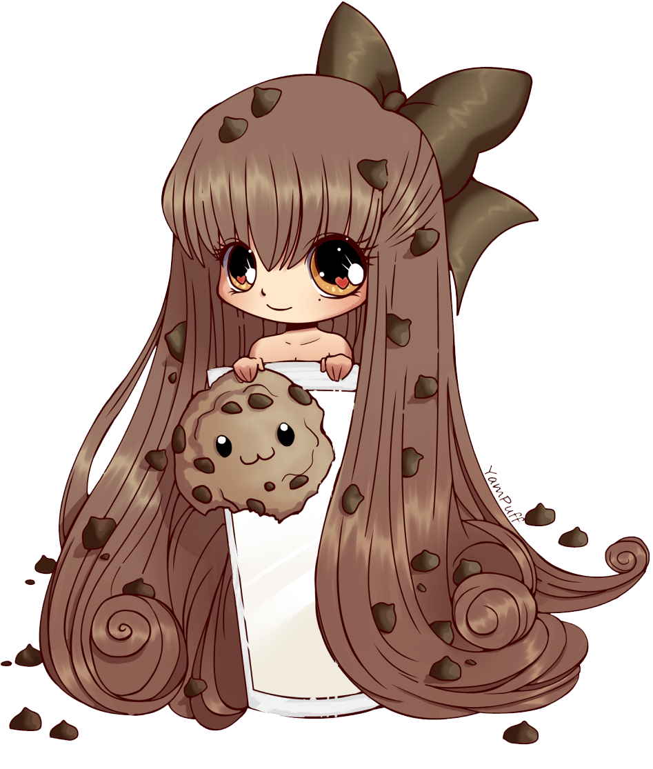 Wallpaper girl cookies sweets anime art hd picture image