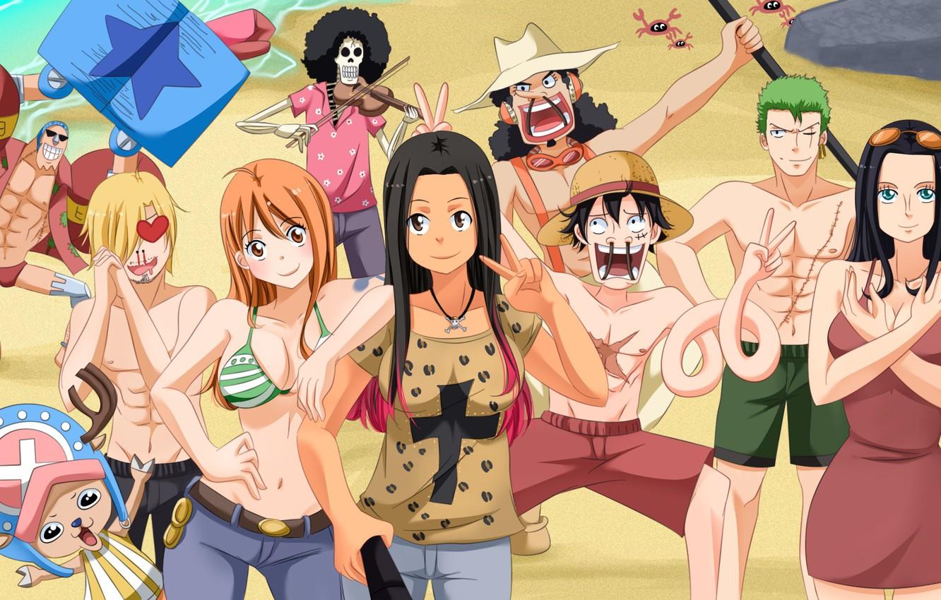 Wallpaper game, One Piece, pirate, anime, pretty, asian