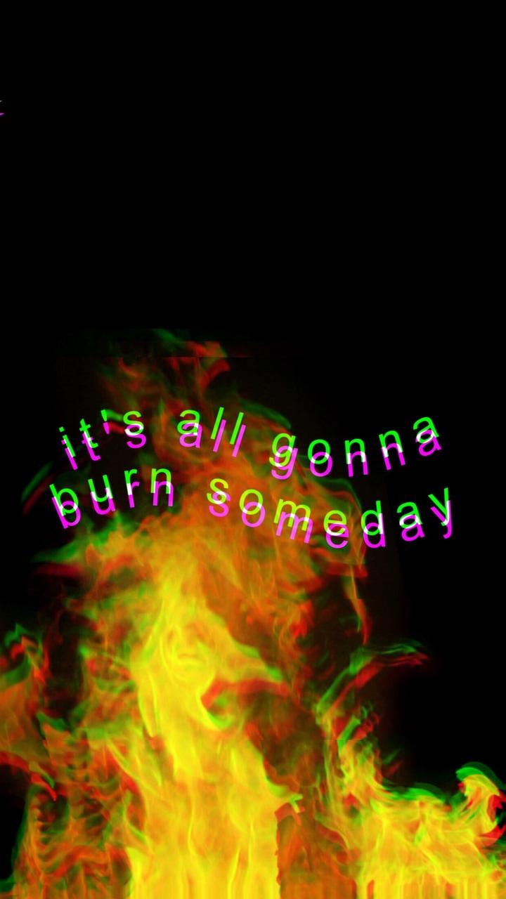 Phone Wallpaper; Stan blackbear! Lyric is from “ITS ALL