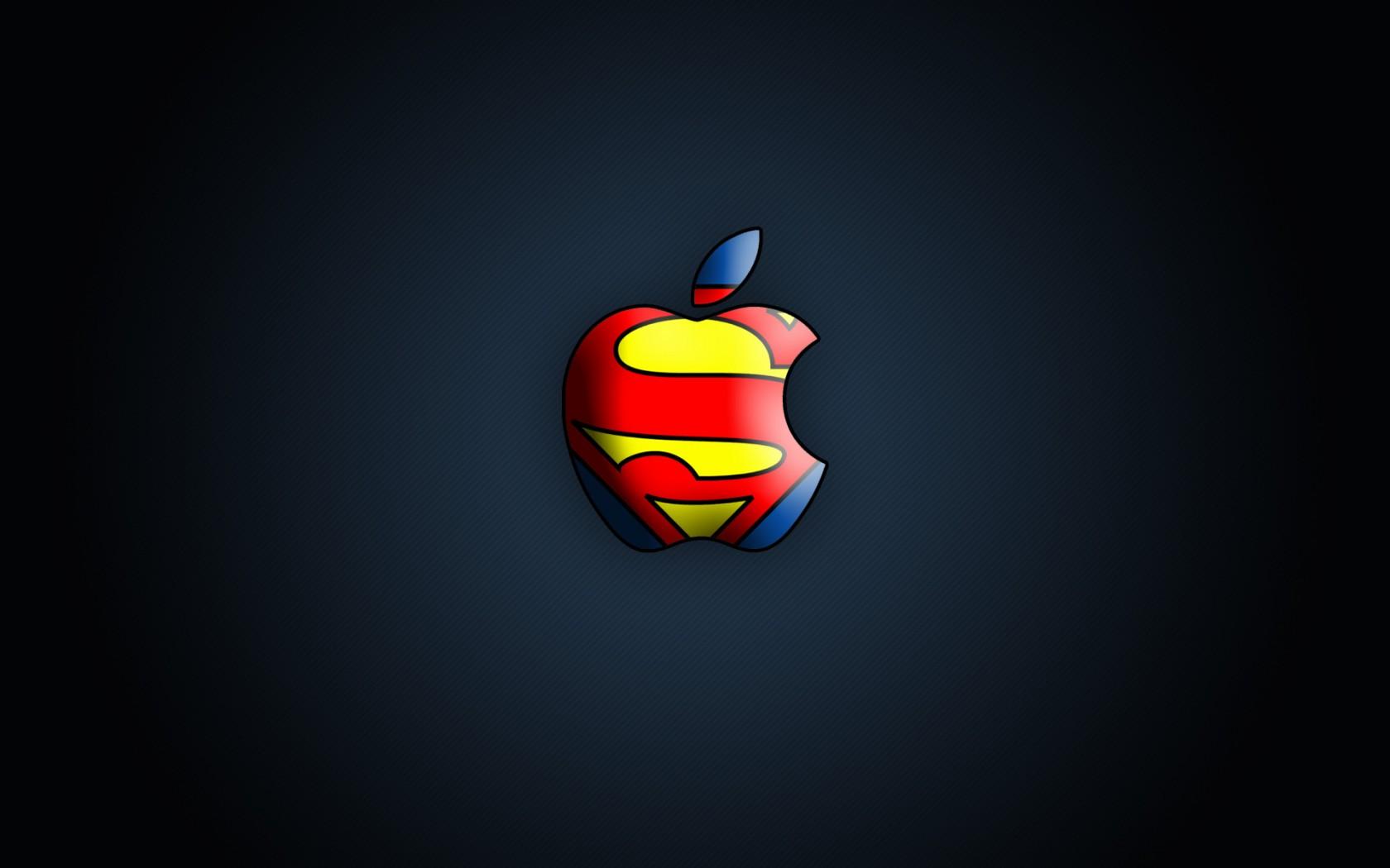 Superman Apple Logo Wallpaper 366 1680x1050