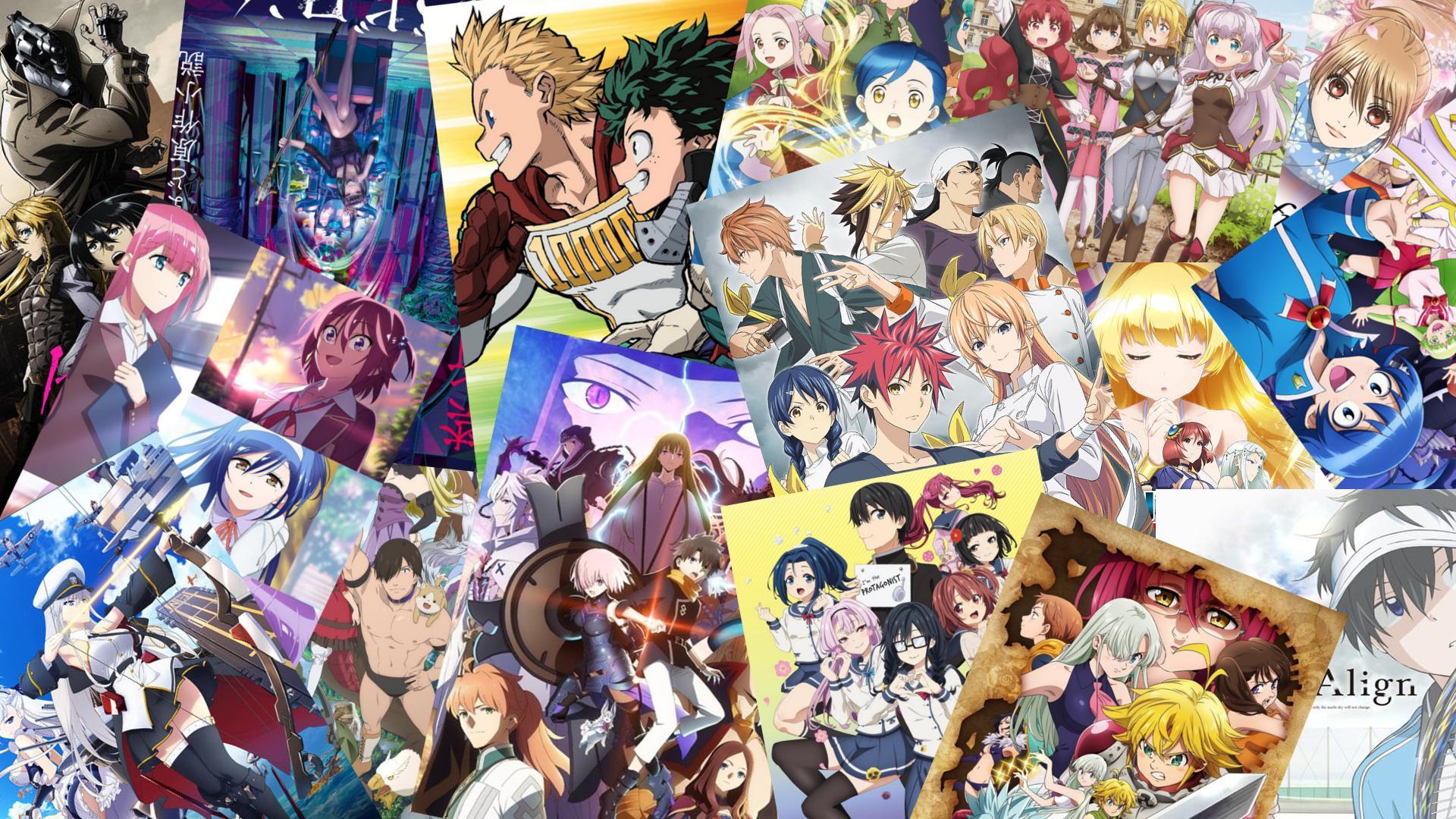 Anime Collage Wallpapers - Top Free Anime Collage Backgrounds -  WallpaperAccess
