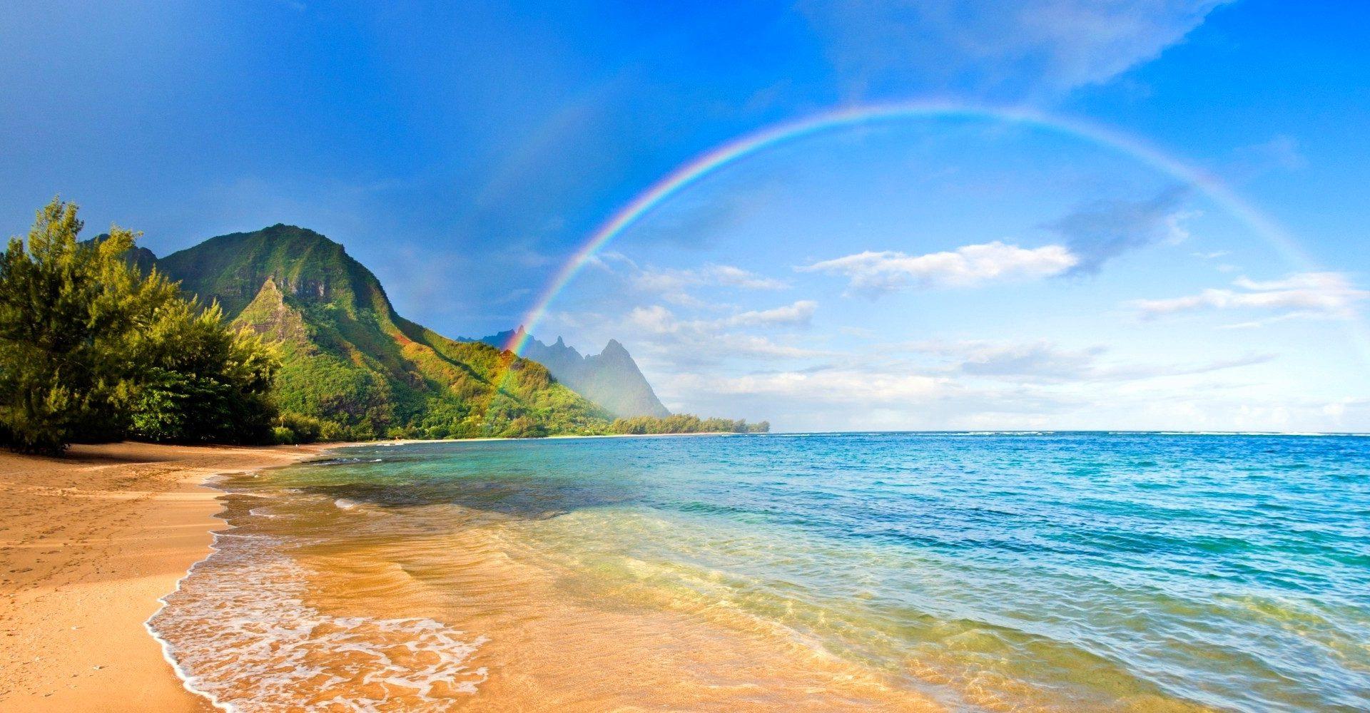 Hawaii Rainbow Wallpaper & Background Download