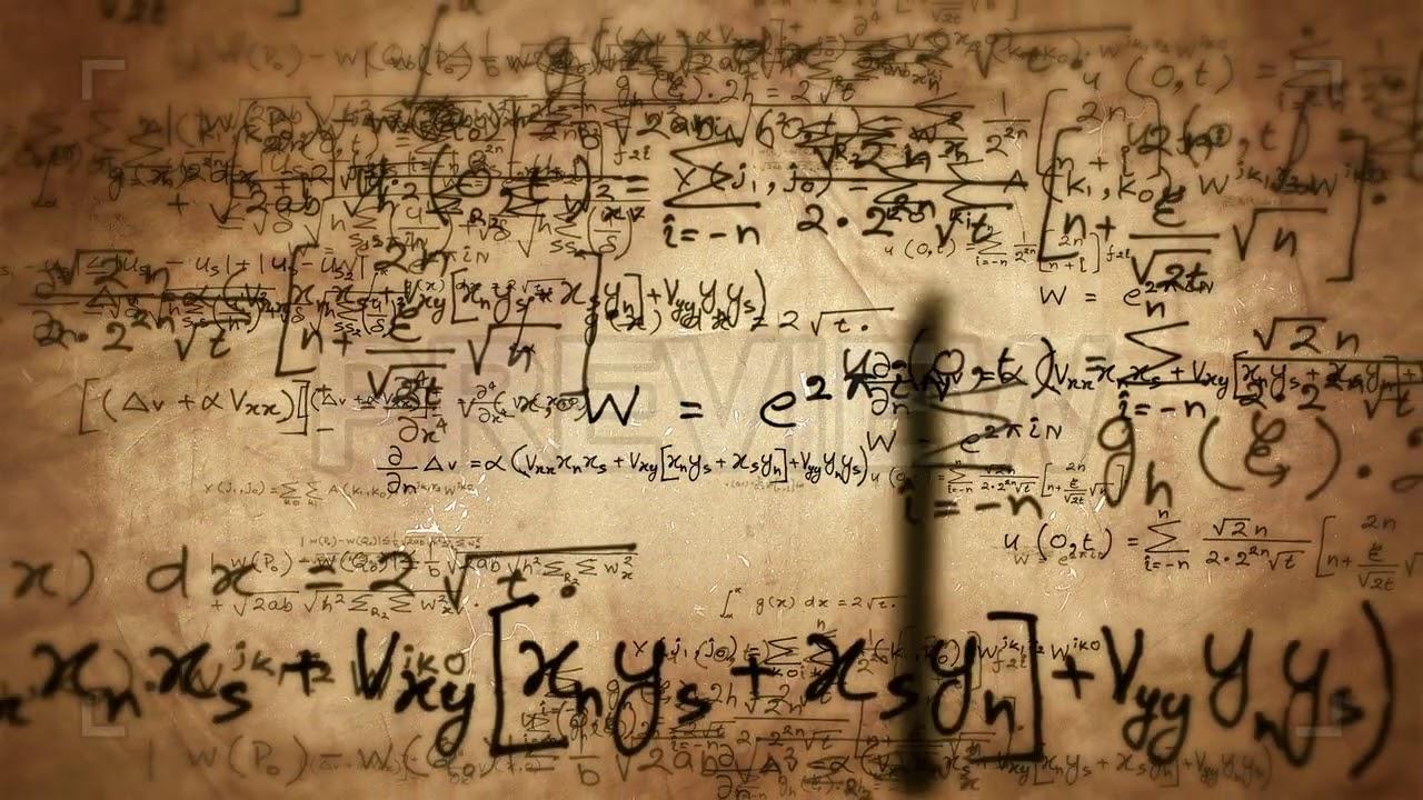 Maths Background Motion Graphics