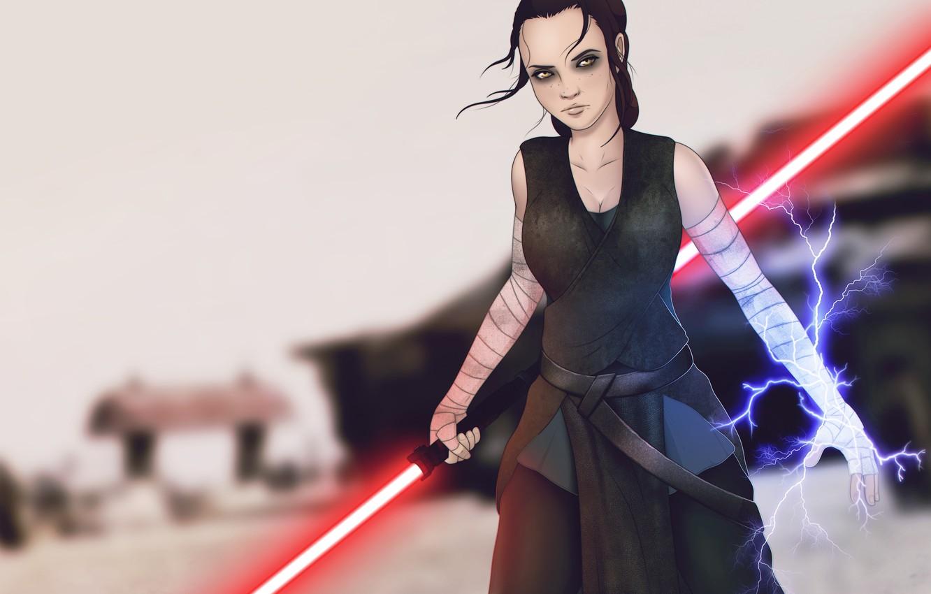 Wallpaper girl, fiction, star wars, Sith, Ray, Star Wars