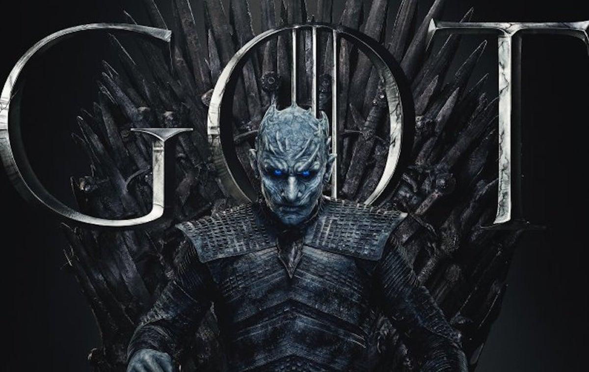 Game of Thrones Season 8 Posters Seat Cast on Iron Throne