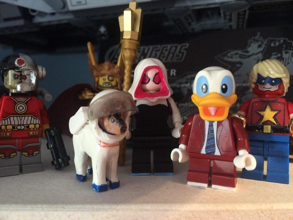 Lego Marvel Heroes Updates. From left to Right: Deathlok, C