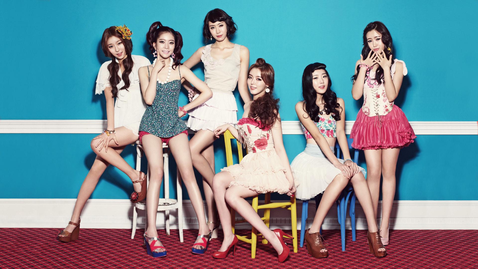 Korean Girl Group Wallpaper Group Six Member, HD