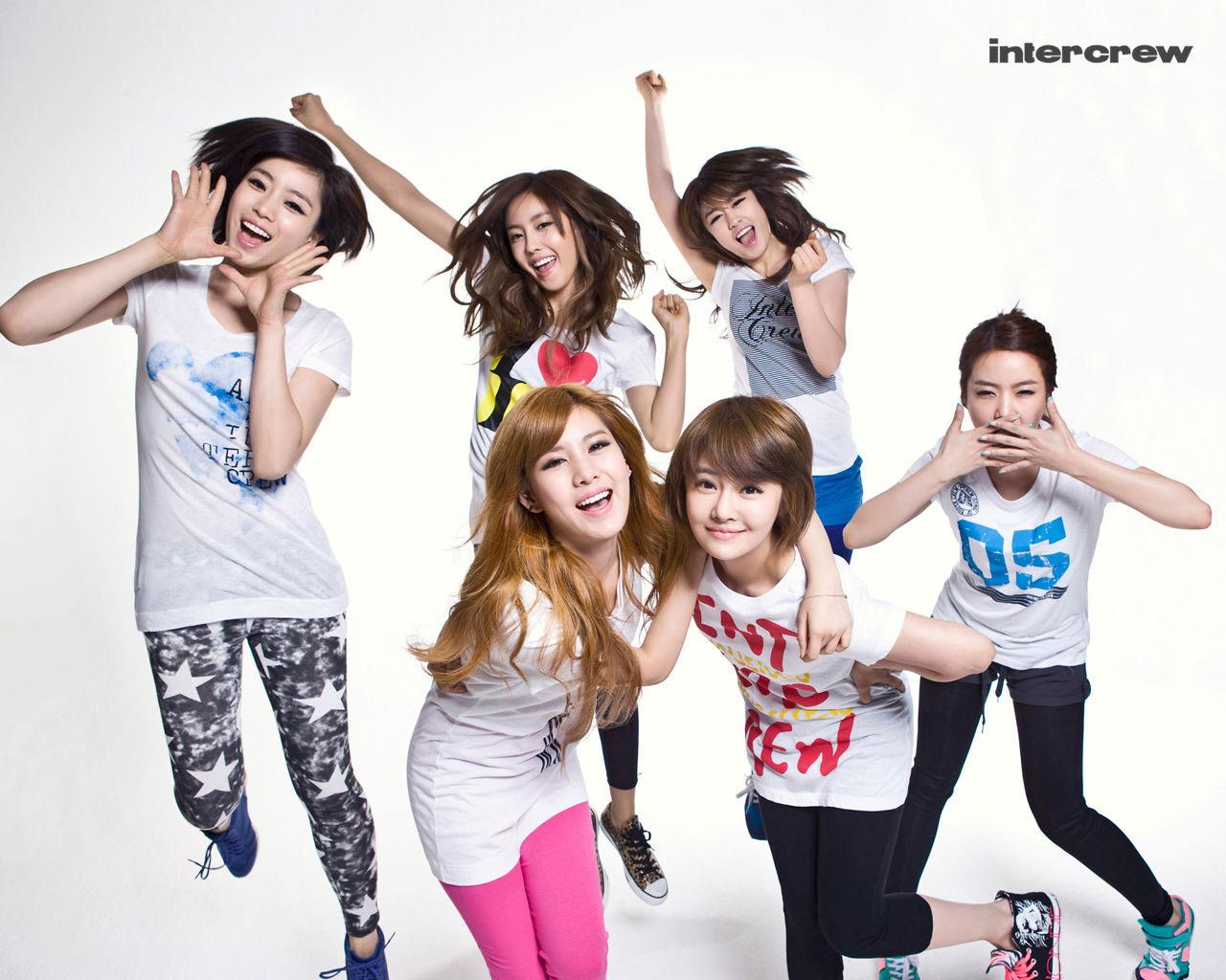Free download Korean girl group T ara Intercrew wallpaper